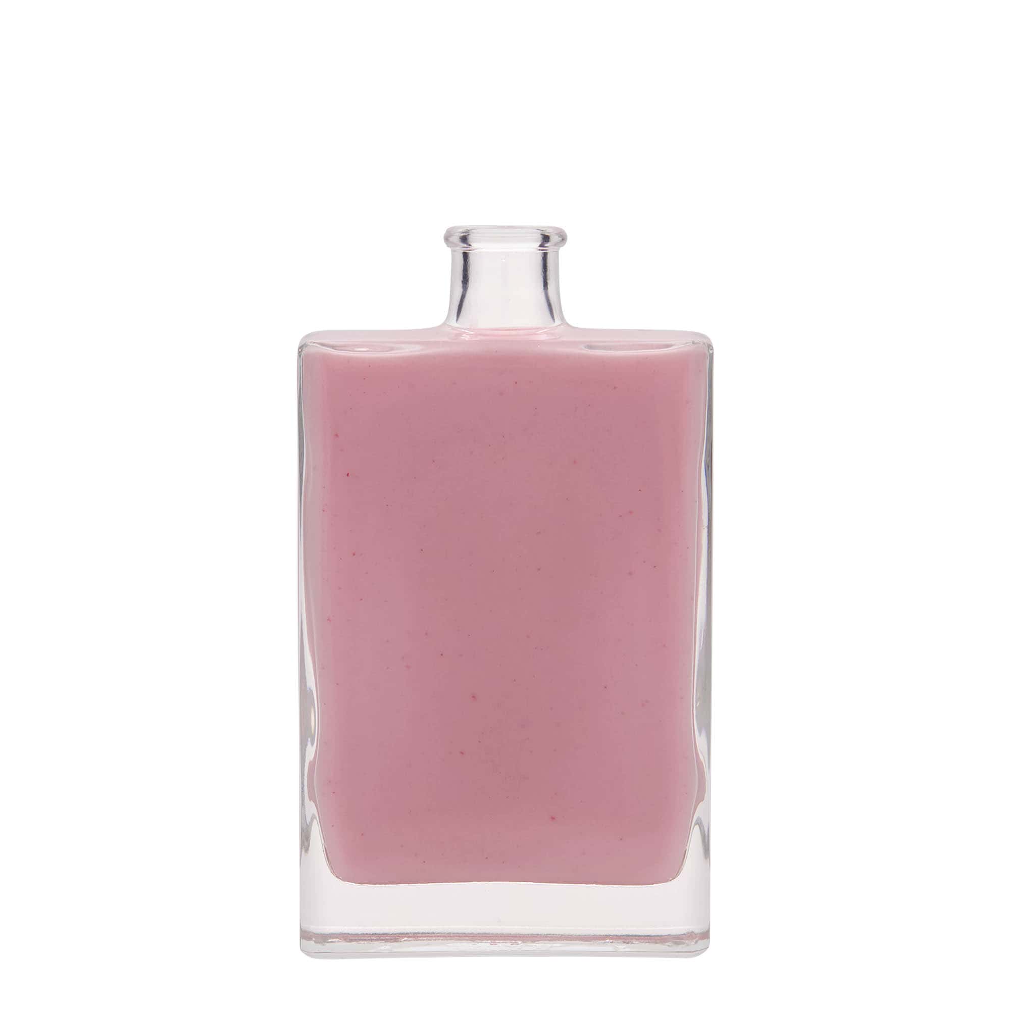 350 ml glasflaska 'Julia', rektangulär, mynning: kork