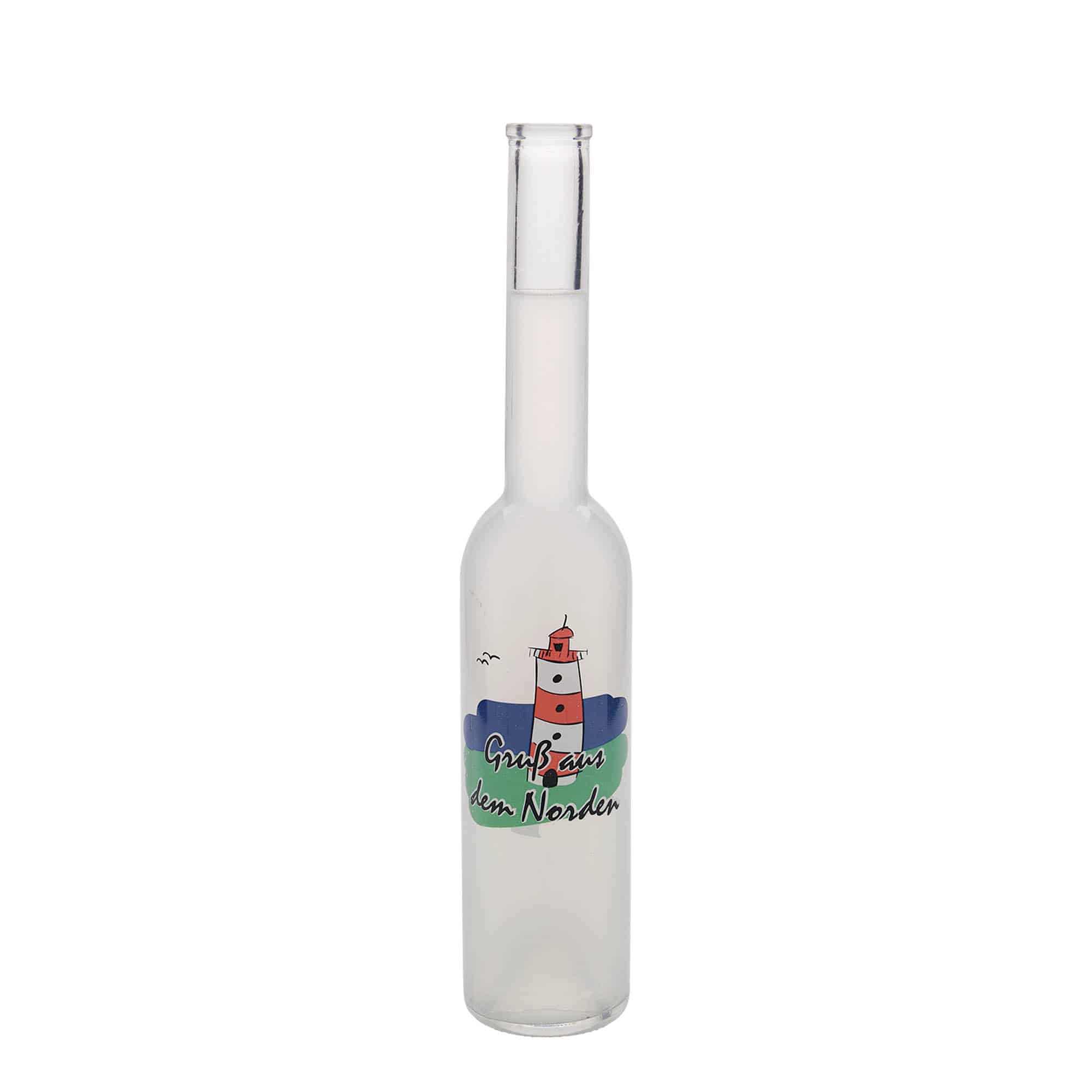 350 ml glasflaska 'Opera', motiv: Norden, mynning: kork