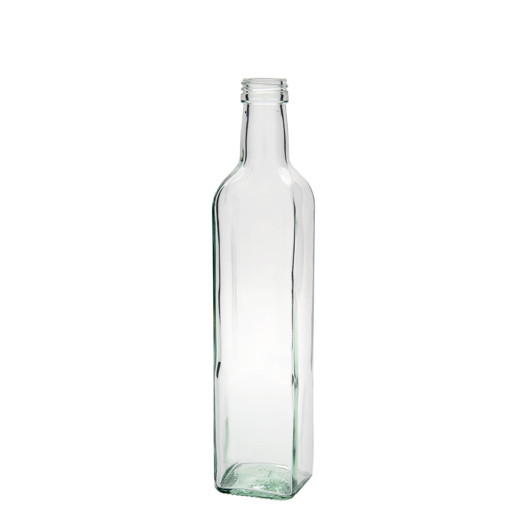 500 ml glasflaska 'Marasca', fyrkantig, öppning: PP 31,5