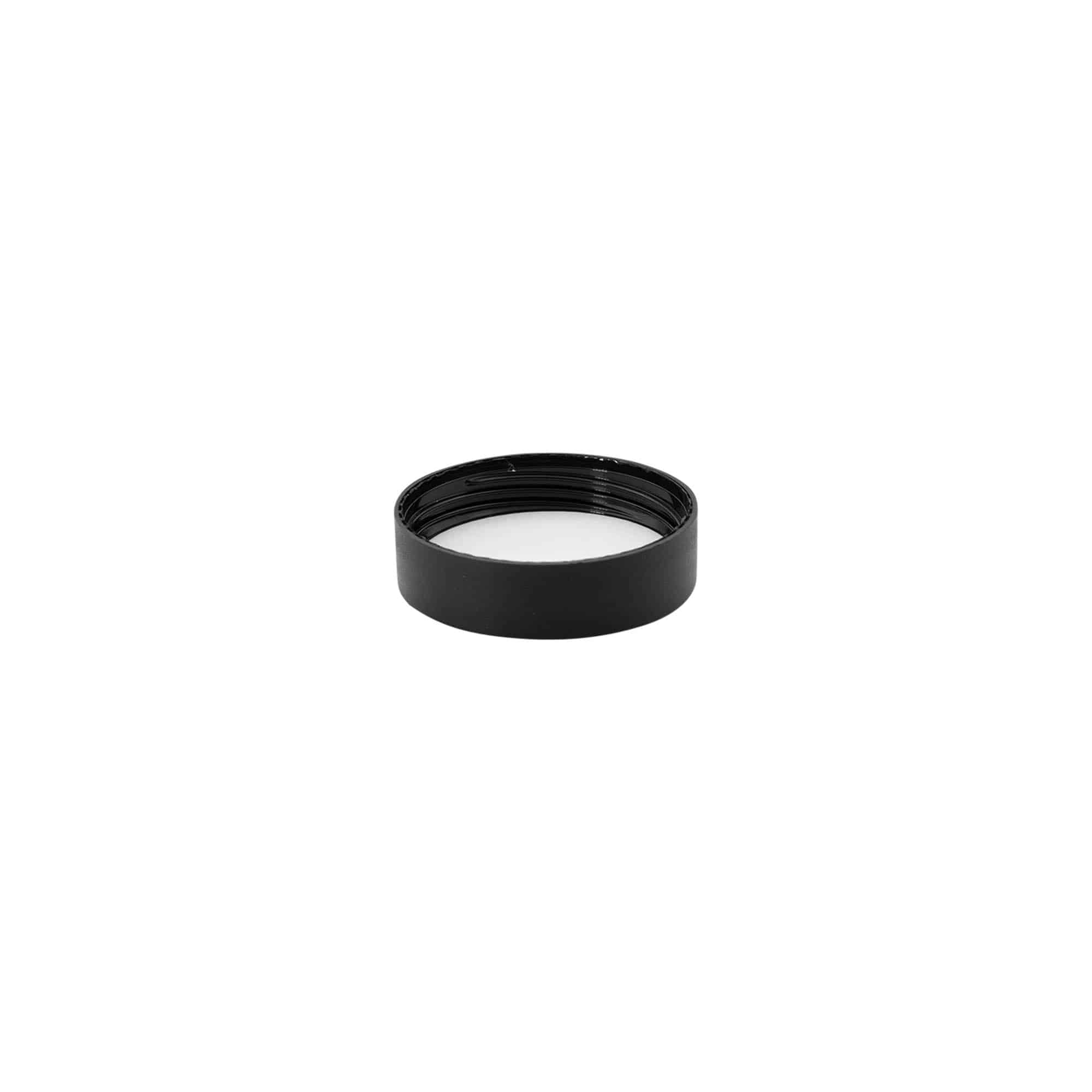 Skruvlock för 15 ml "Antonella", PP-plast, svart