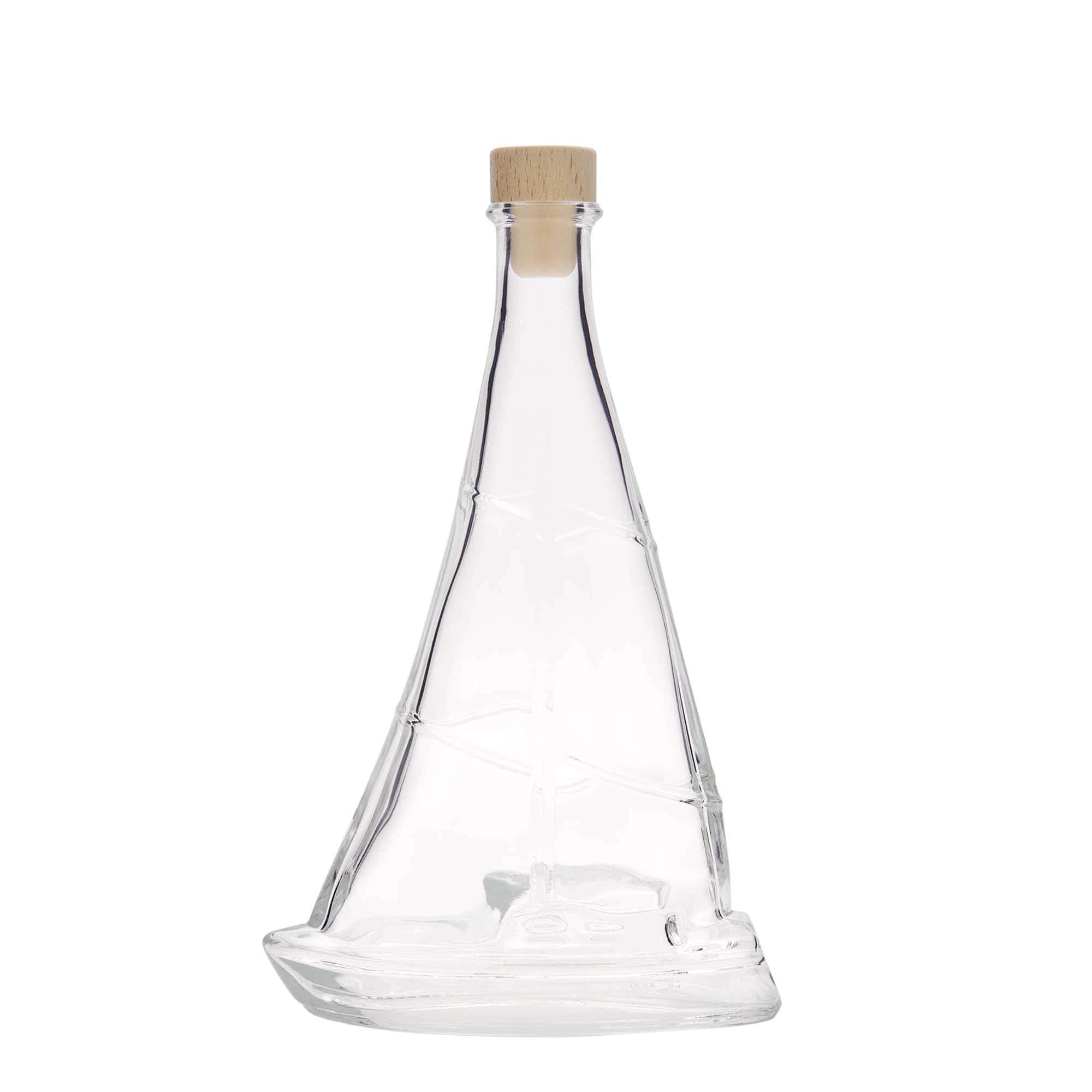 350 ml glasflaska 'Segelbåt', öppning: kork