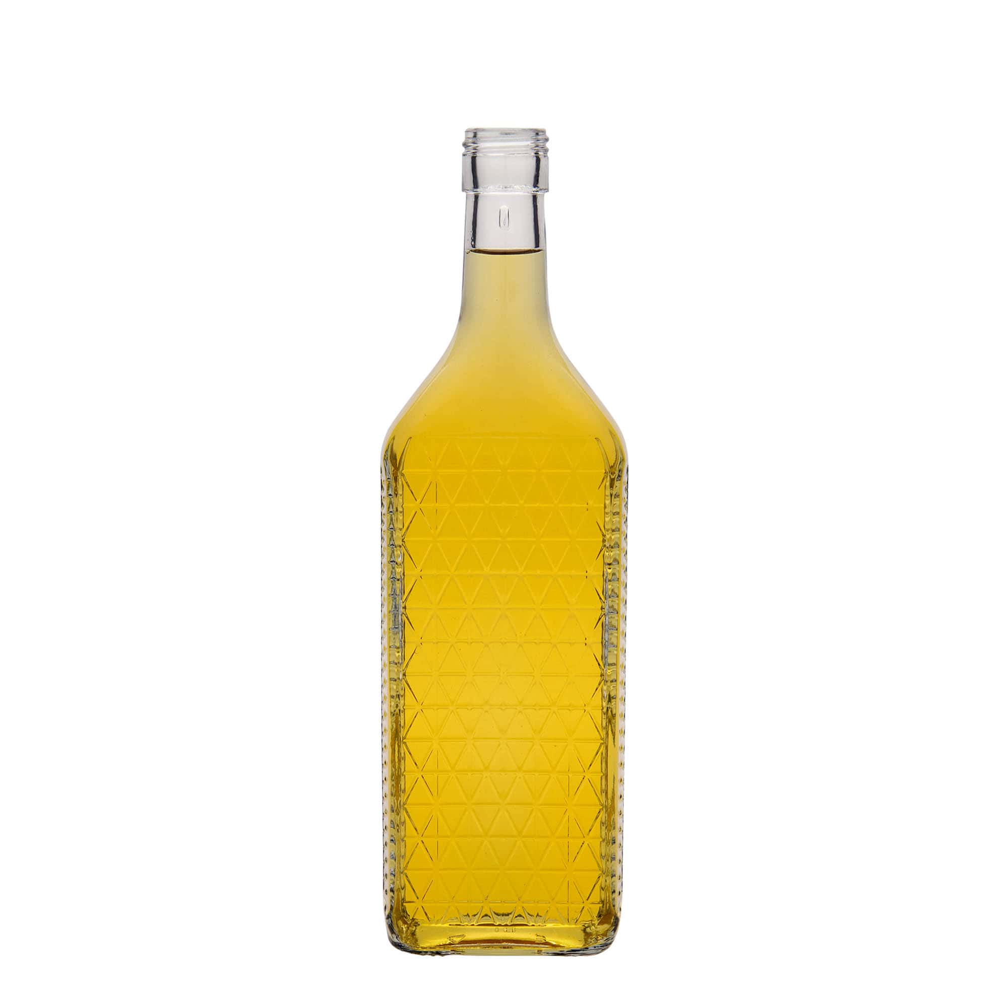 700 ml glasflaska 'Caruso', rektangulär, mynning: PP 31,5