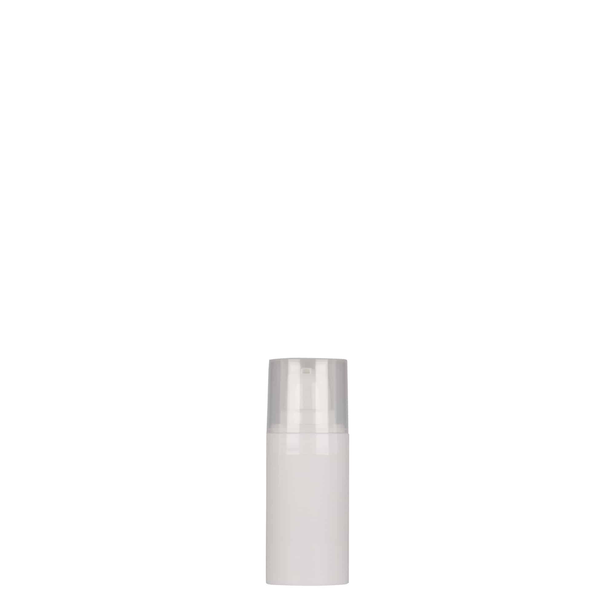 15 ml luftlös dispenser 'Micro', PP-plast, vit