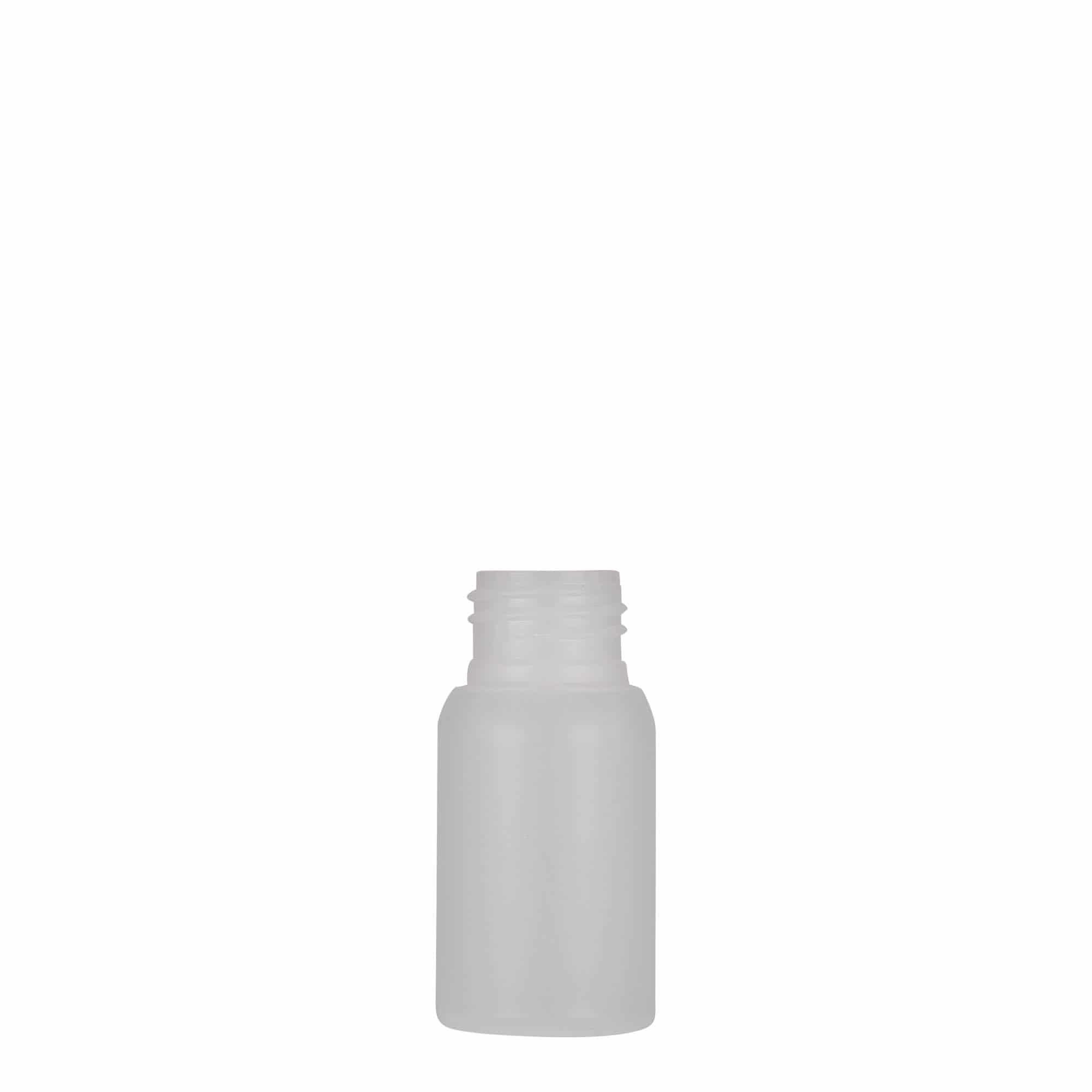 30 ml plastflaska 'Tuffy', HDPE, natur, mynning: GPI 24/410