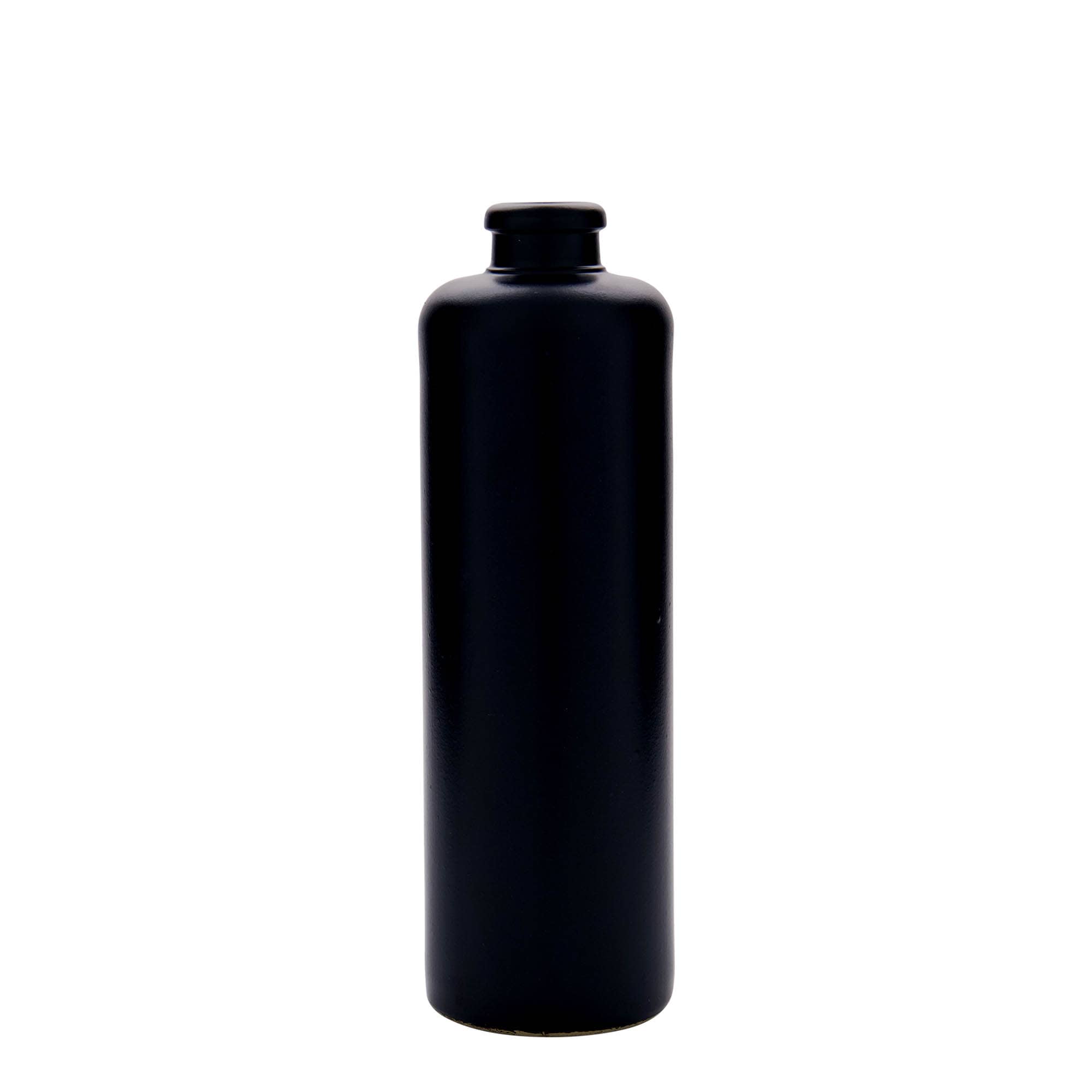 500 ml lerkrus, stengods, svart, mynning: kork 500 ml lerkrus, stengods, svart, mynning: kork