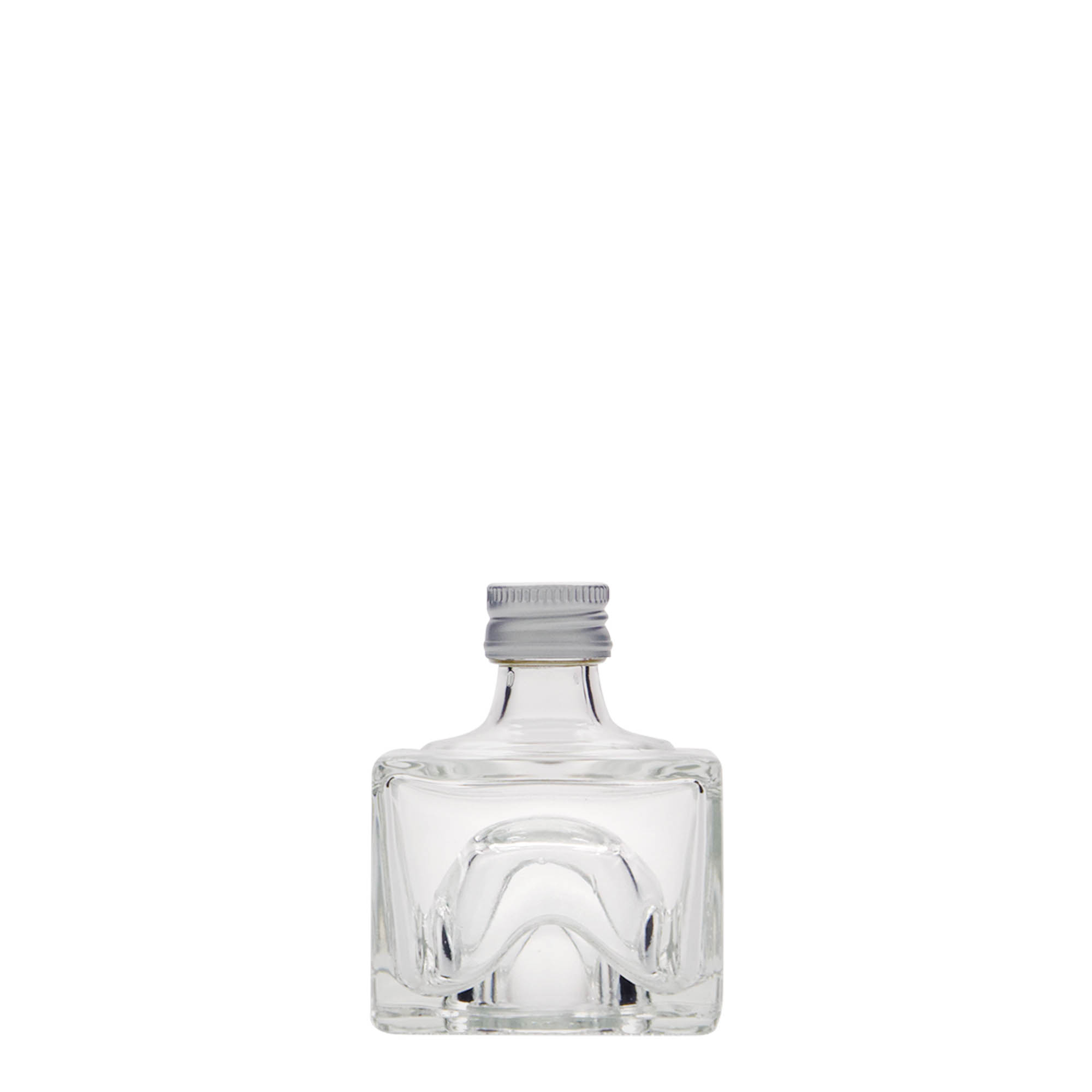 40 ml glasflaska 'Cocolores', fyrkantig, mynning: PP 18 40 ml glasflaska 'Cocolores', fyrkantig, mynning: PP 18