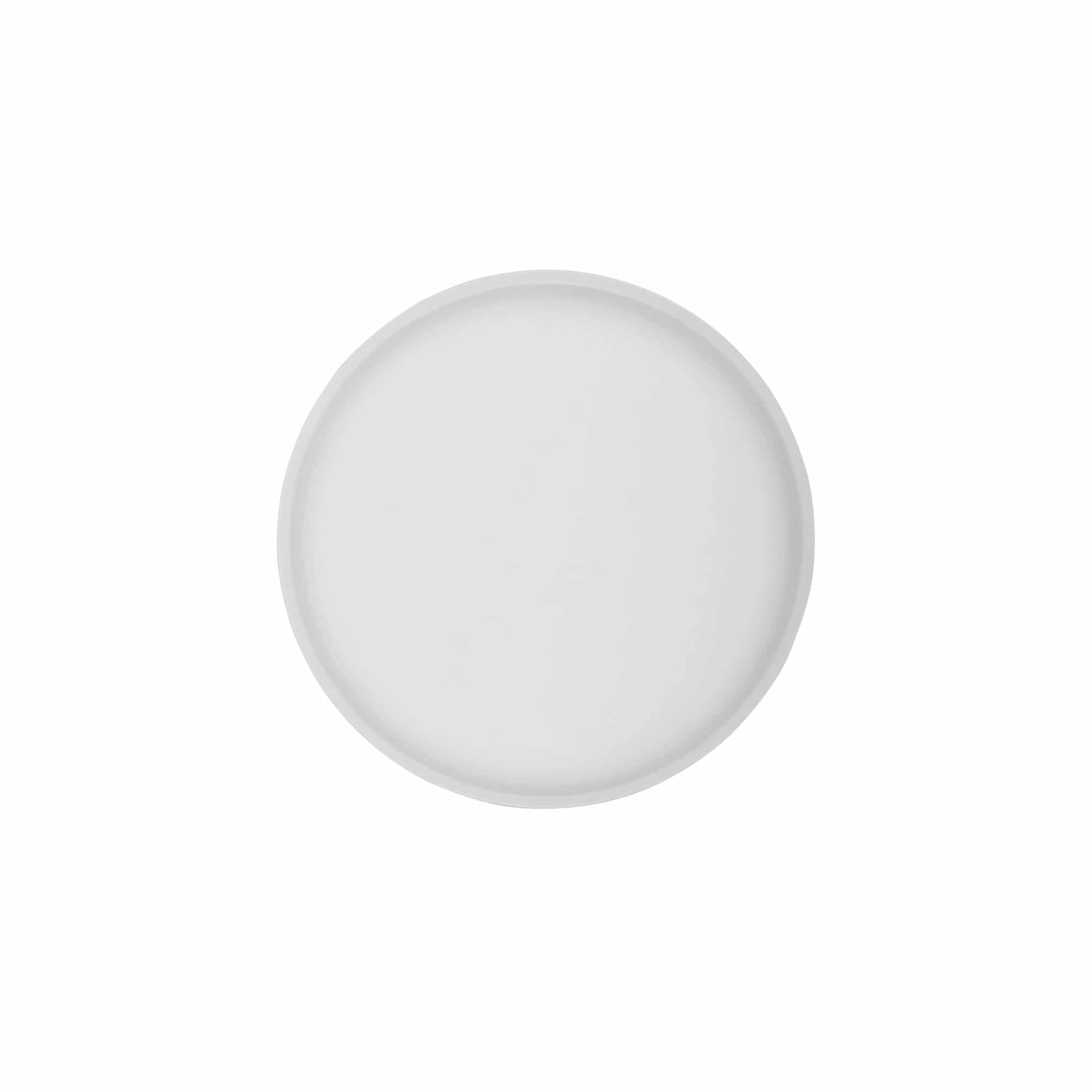 Skruvkapsel 'Clear/Platin Edition', PP-plast, vit, för mynning: 70/2P