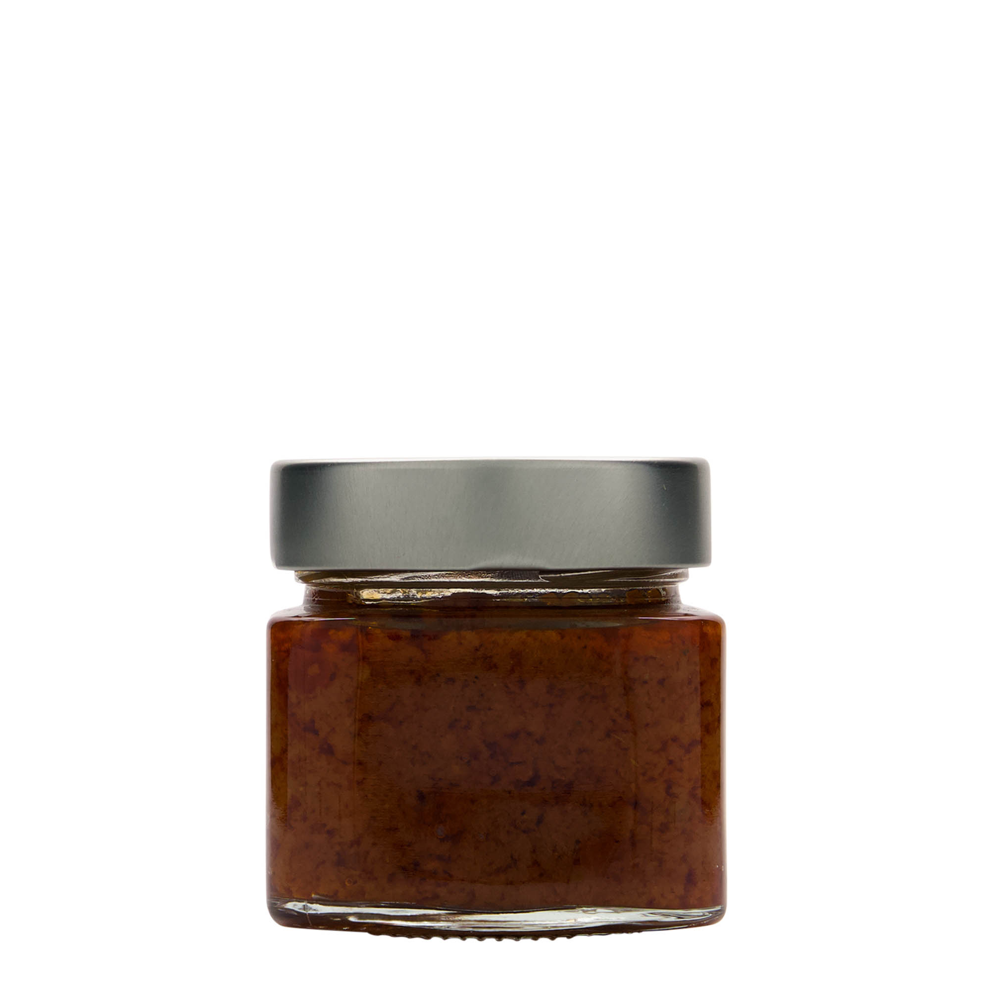 212 ml fyrkantigt glas 'Kimba', öppning: Extra djup twist-off (EDTO 70)