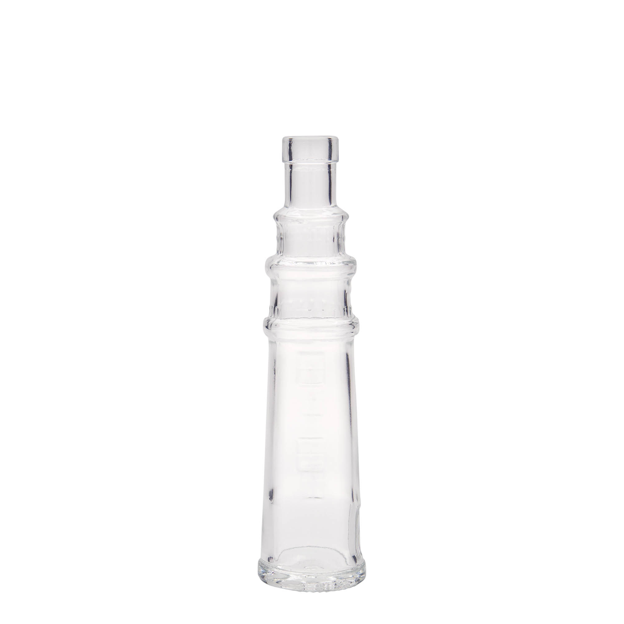 100 ml glasflaska 'Leuchtturm', öppning: kork 100 ml glasflaska 'Leuchtturm', öppning: kork