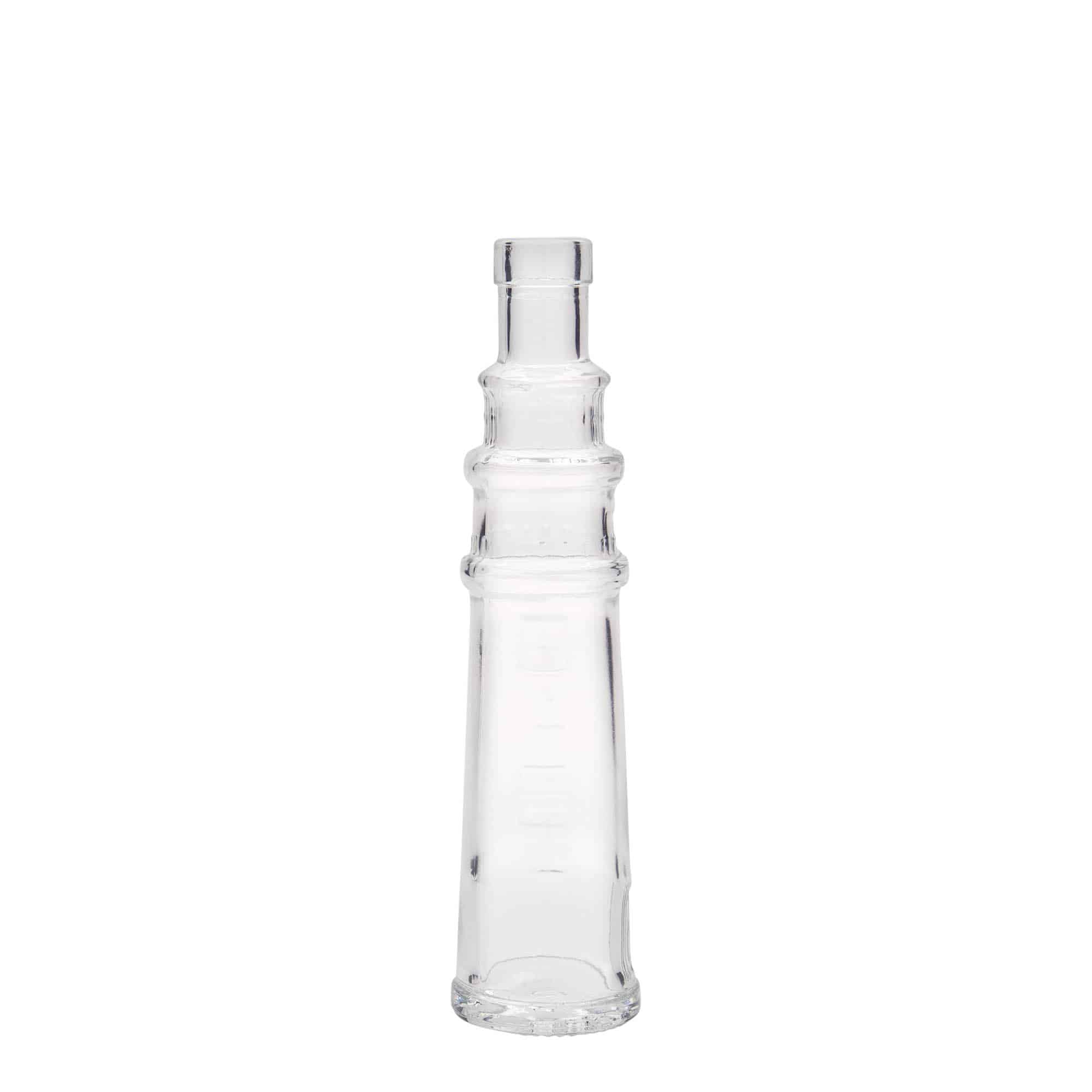 100 ml glasflaska 'Leuchtturm', öppning: kork