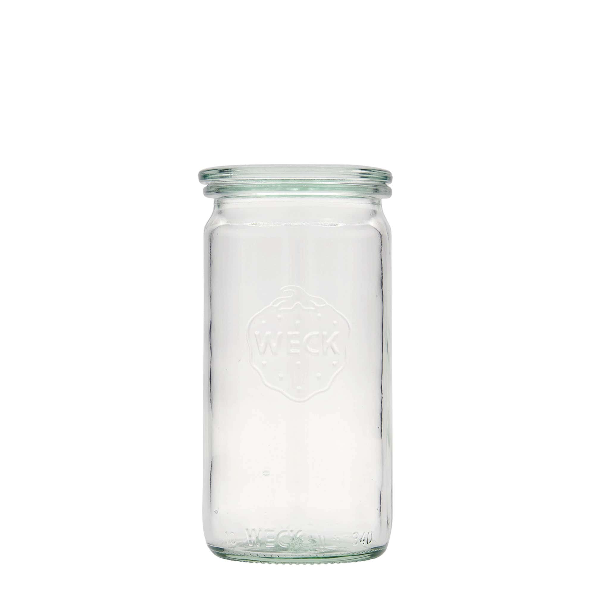 340 ml WECK cylinderburk, mynning: rund kant 340 ml WECK cylinderburk, mynning: rund kant