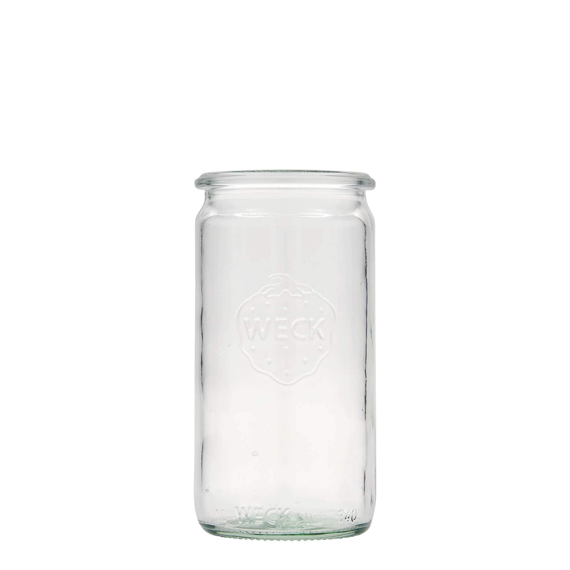 340 ml WECK-cylinderglas, öppning: rund kant
