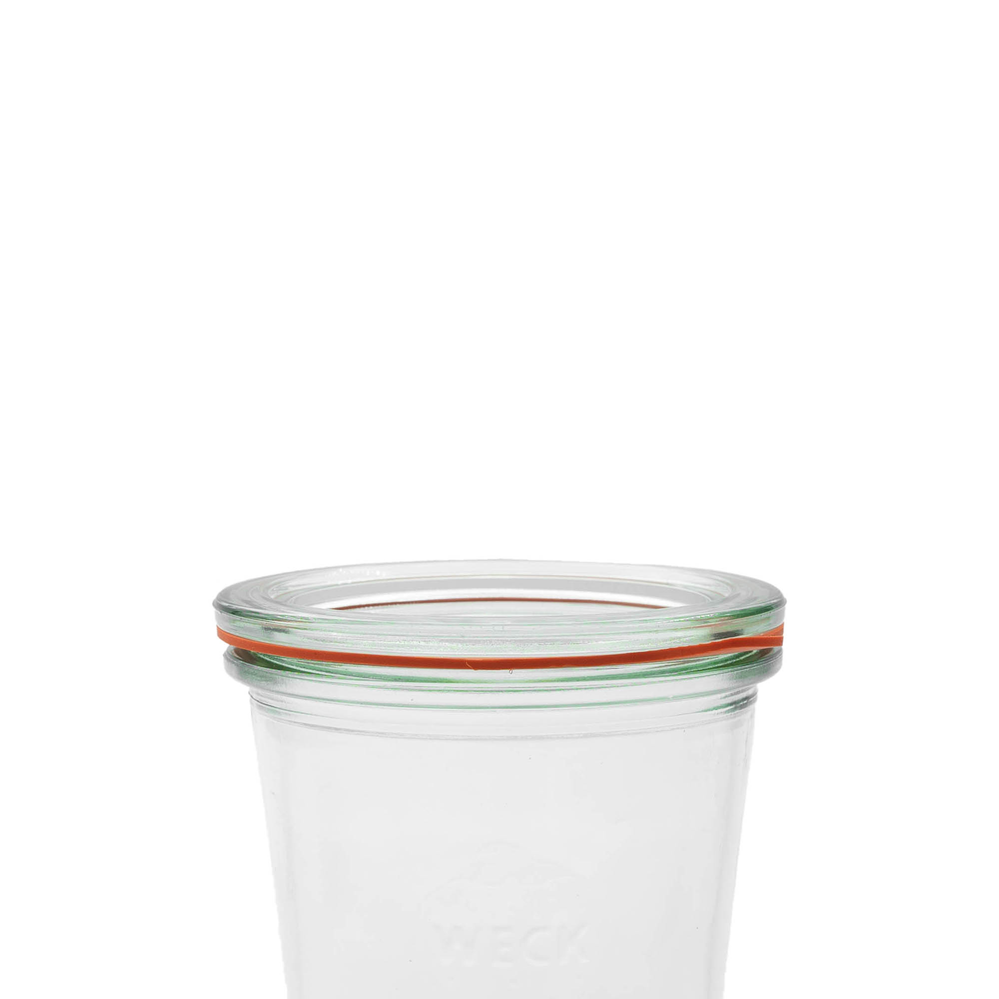 WECK-konserveringsring RR80, röd, öppning: rund kant WECK-konserveringsring RR80, röd, öppning: rund kant