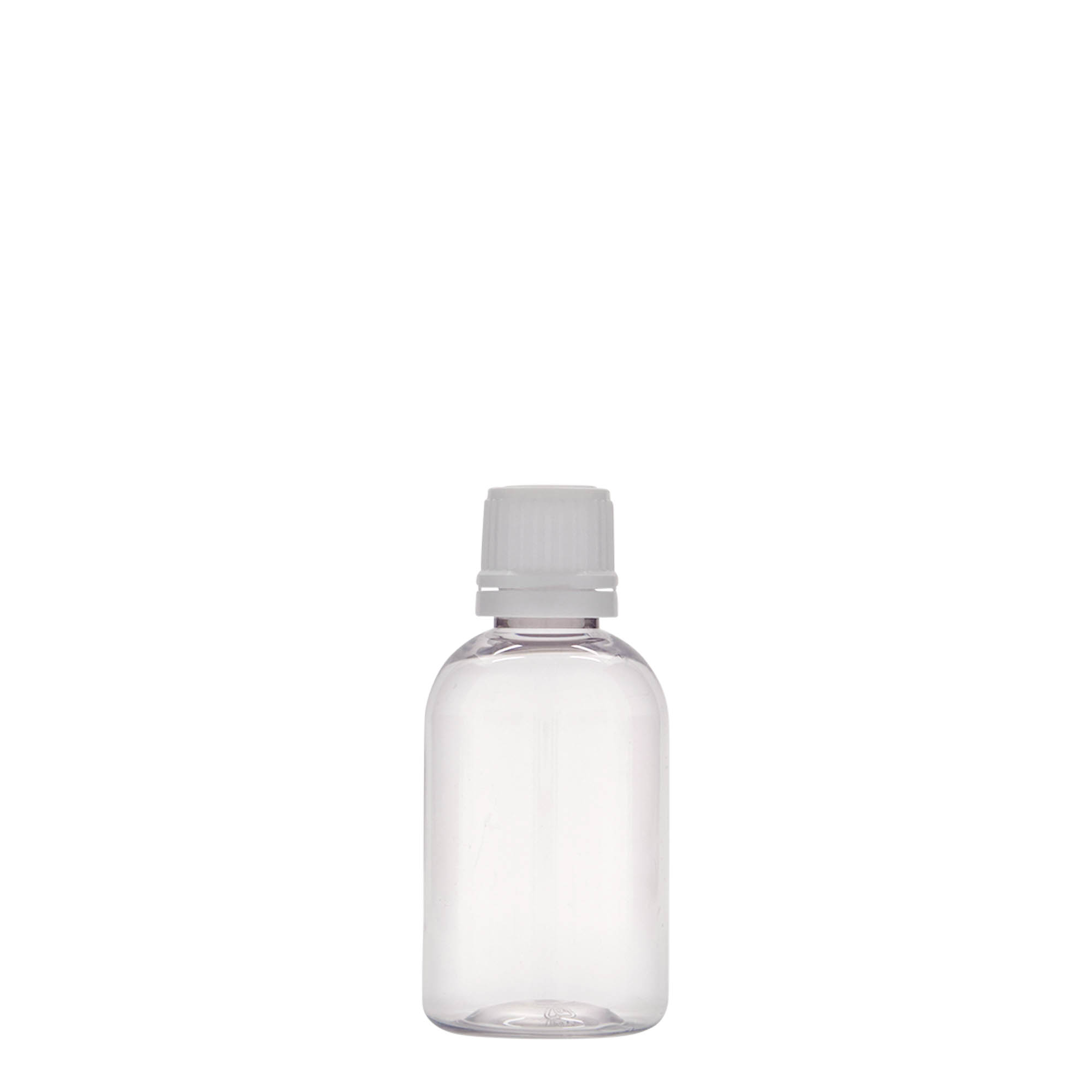 50 ml PET-medicinflaska 'Easy Living', plast, mynning: DIN 18