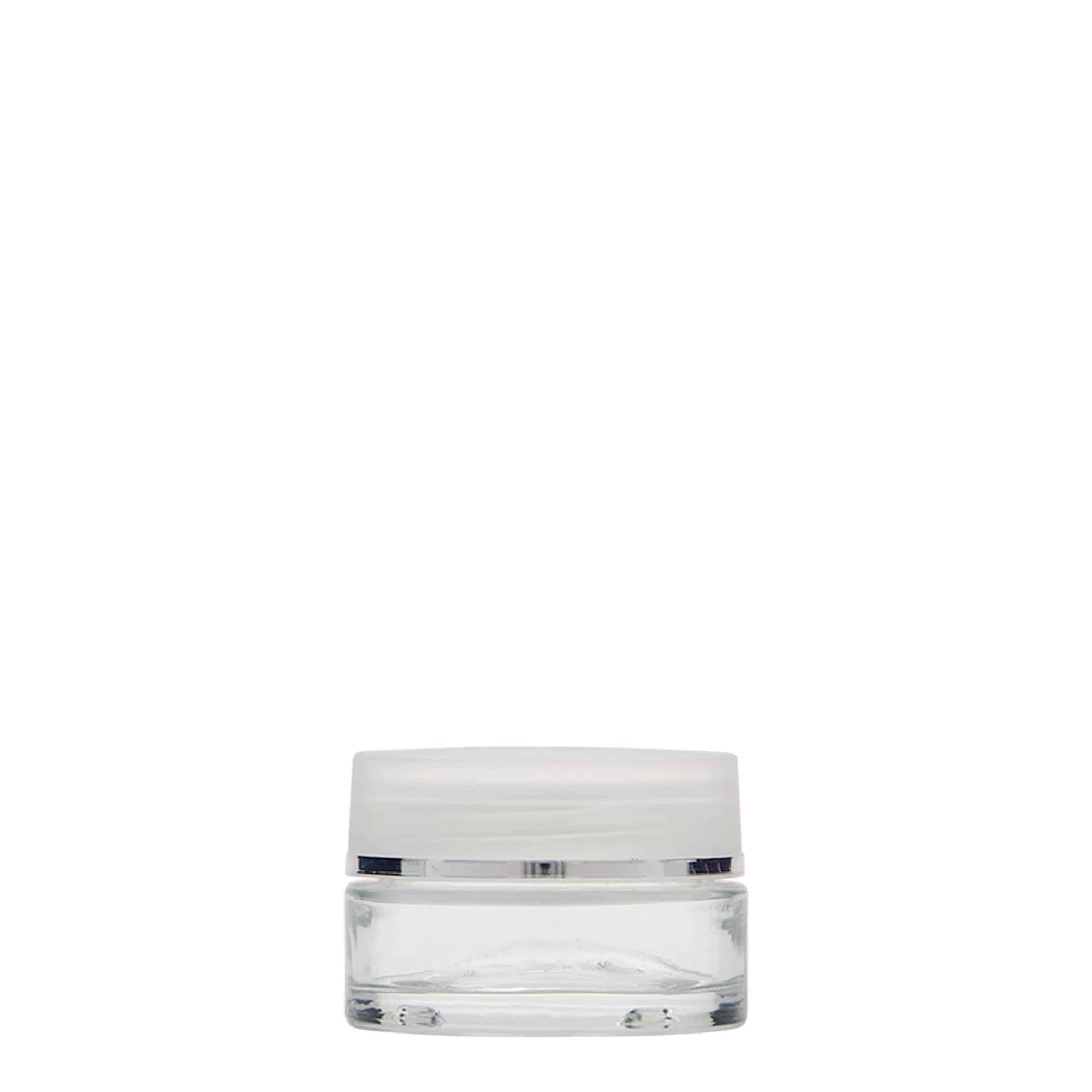 15 ml burk 'Clear Edition', glas, öppning: skruvlock