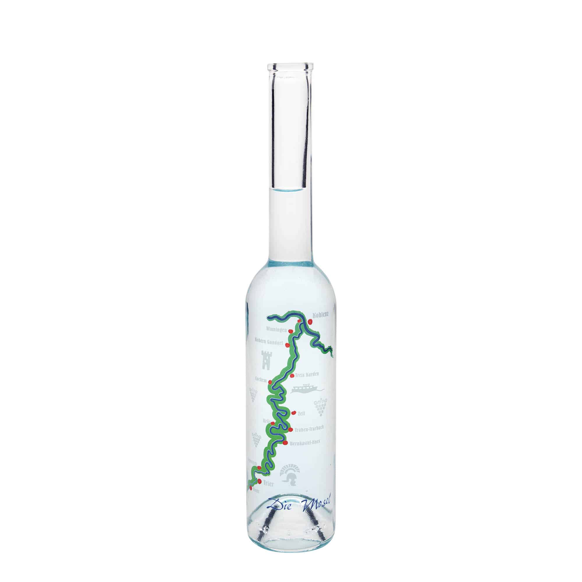 350 ml glasflaska 'Opera', motiv: Mosel, mynning: kork