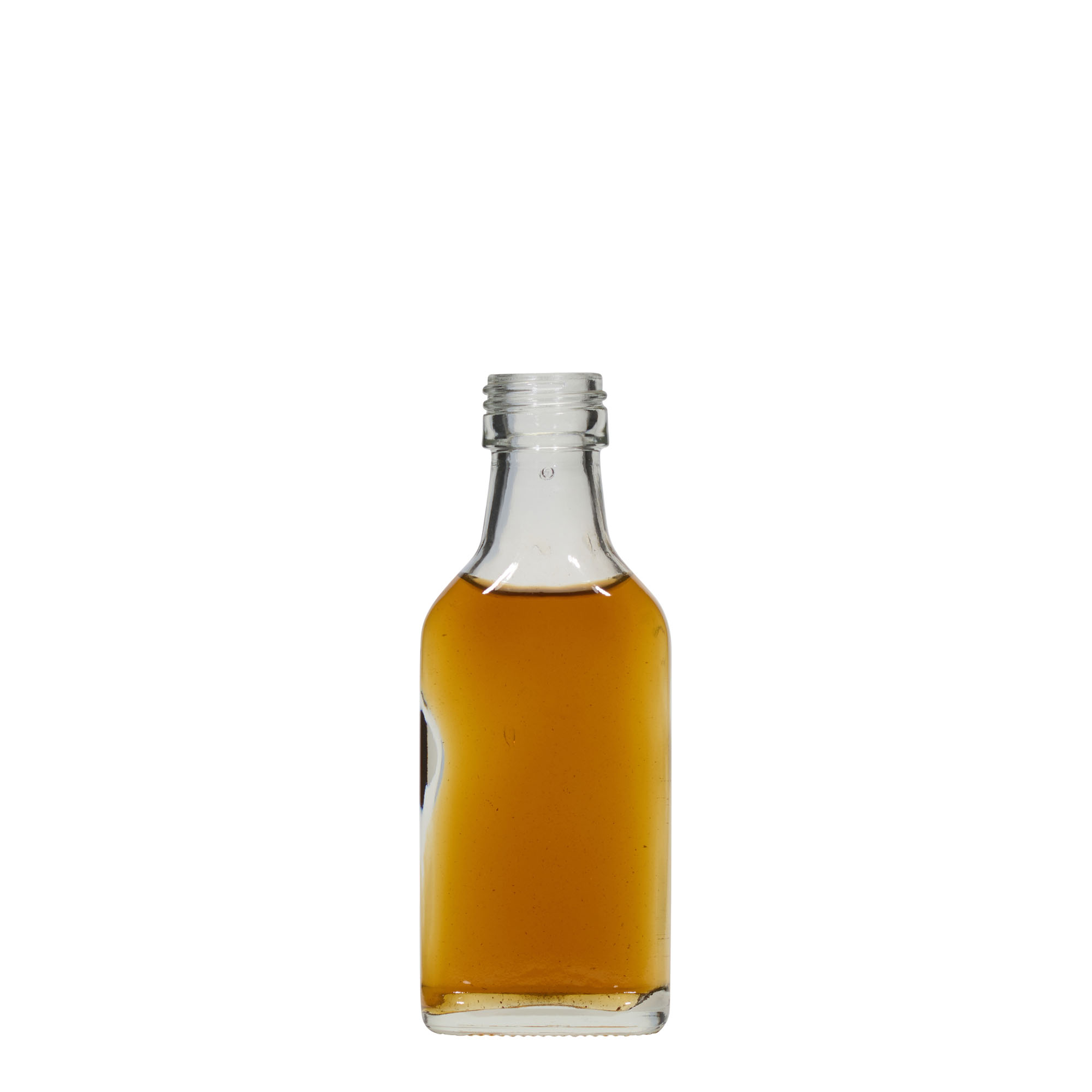 40 ml fickflaska, rektangulär, öppning: PP 22 40 ml fickflaska, rektangulär, öppning: PP 22