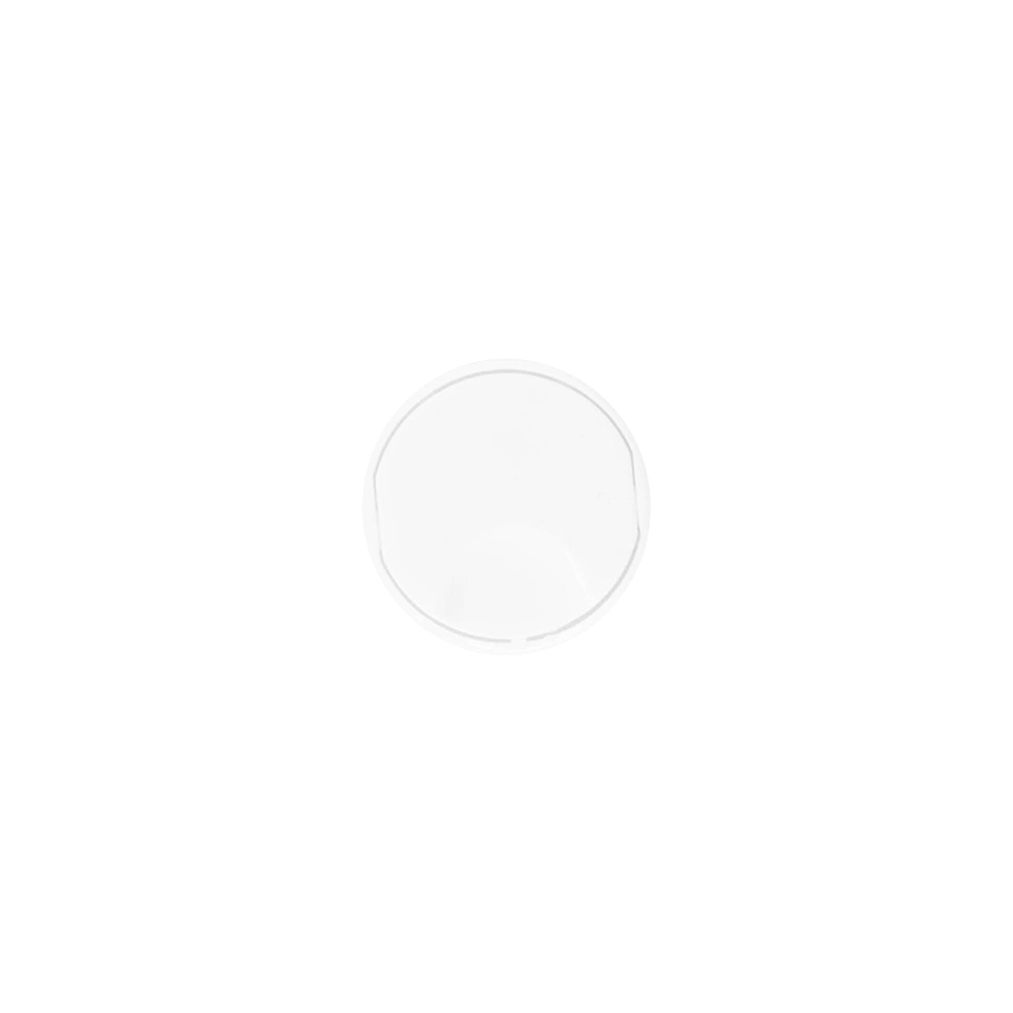 Skruvlock Disc Top, PP-plast, vitt, för mynning: 20/410