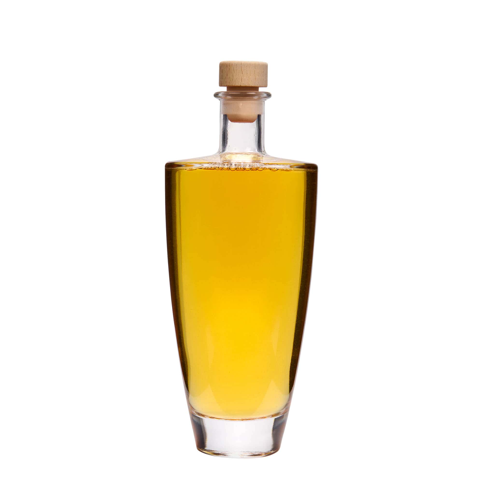 500 ml glasflaska 'Vanessa', oval, mynning: kork