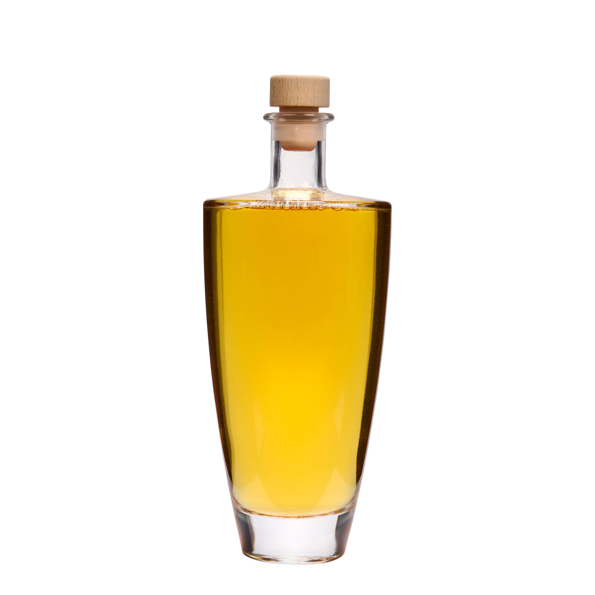 500 ml glasflaska 'Vanessa', oval, mynning: kork