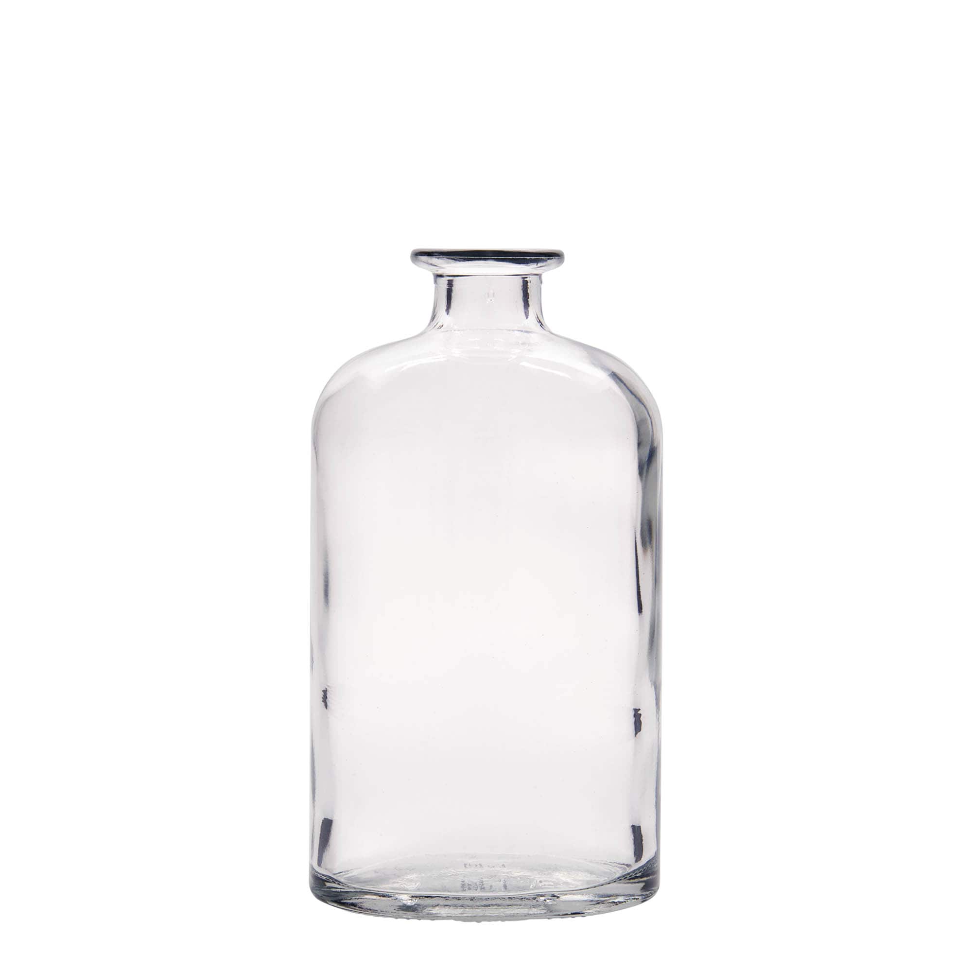 500 ml glasflaska 'Dundee', oval, öppning: kork