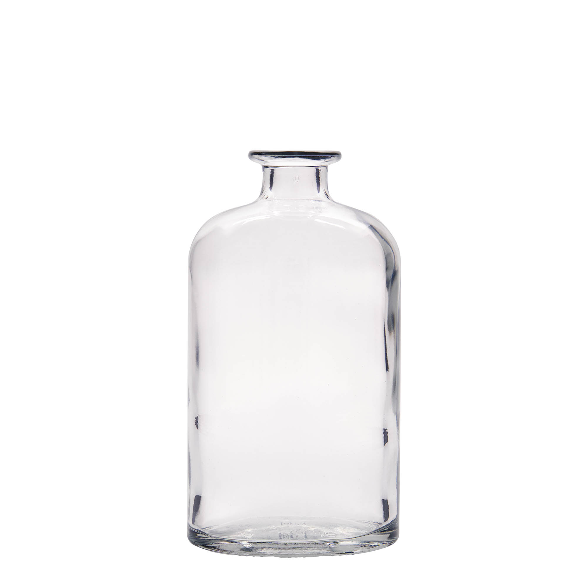500 ml glasflaska 'Dundee', oval, öppning: kork