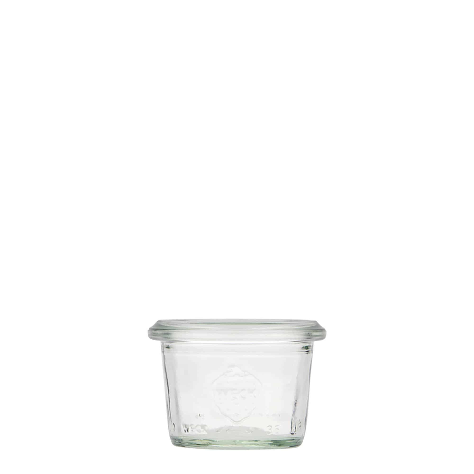 12x 35 ml WECK-störtglas med glaslock RR 40
