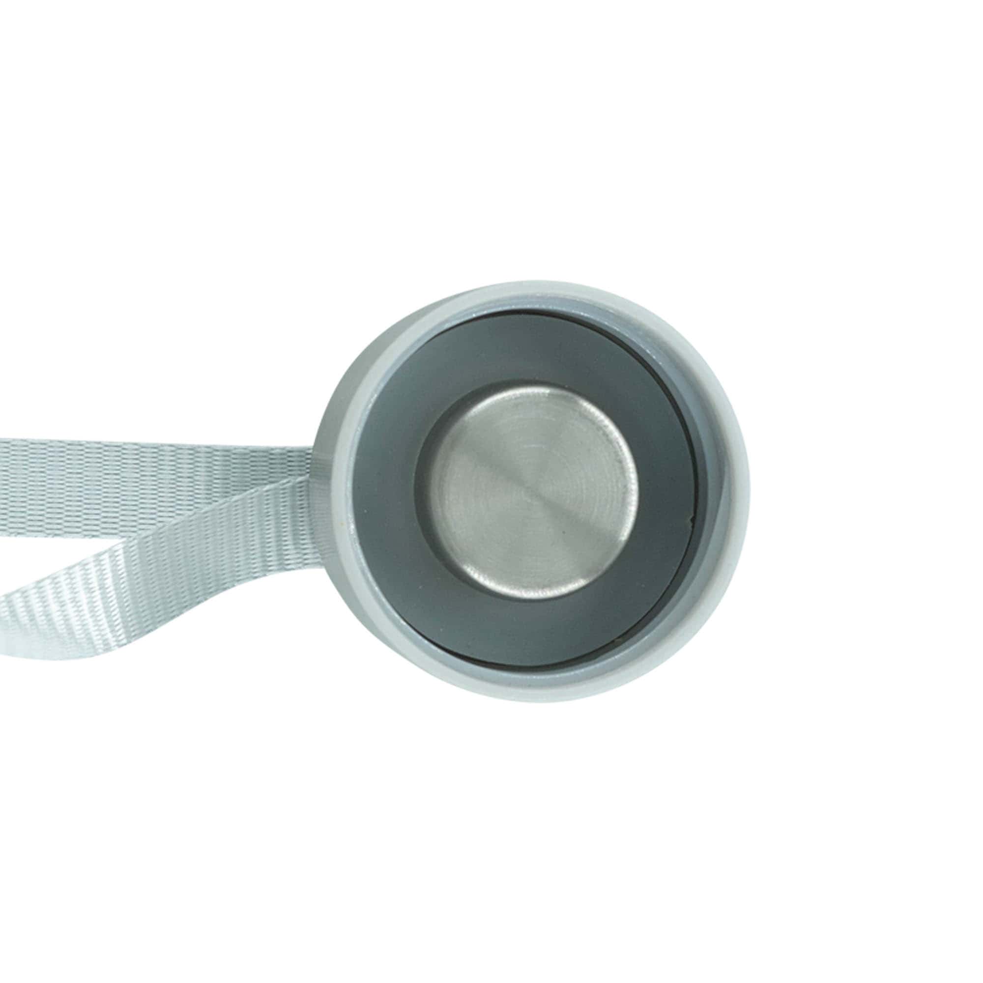 Skruvlock 'Perseus' med band, metall, silver