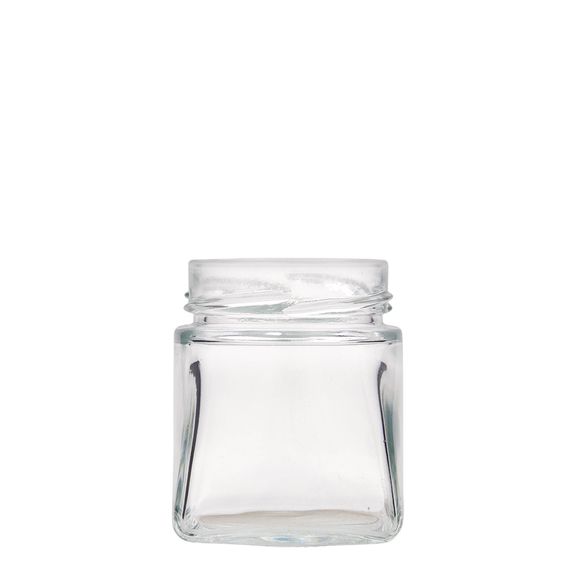 212 ml fyrkantigt glas 'Luxor', öppning: Deept-Twist-Off (DTO 63)