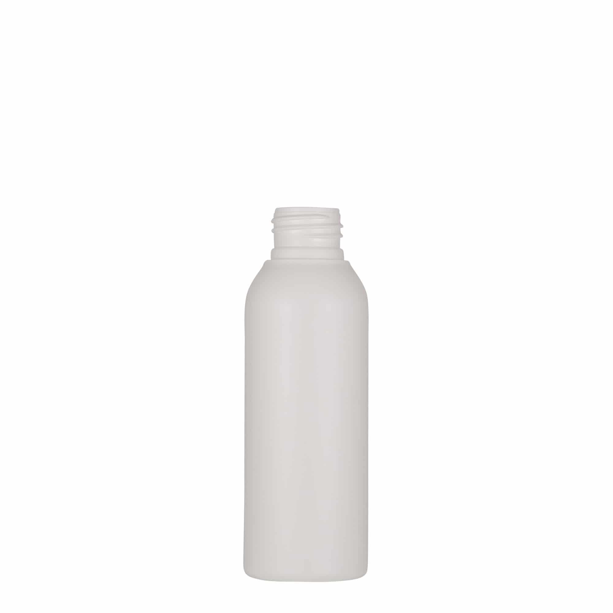 100 ml plastflaska 'Tuffy', HDPE, vit, öppning: 24/410