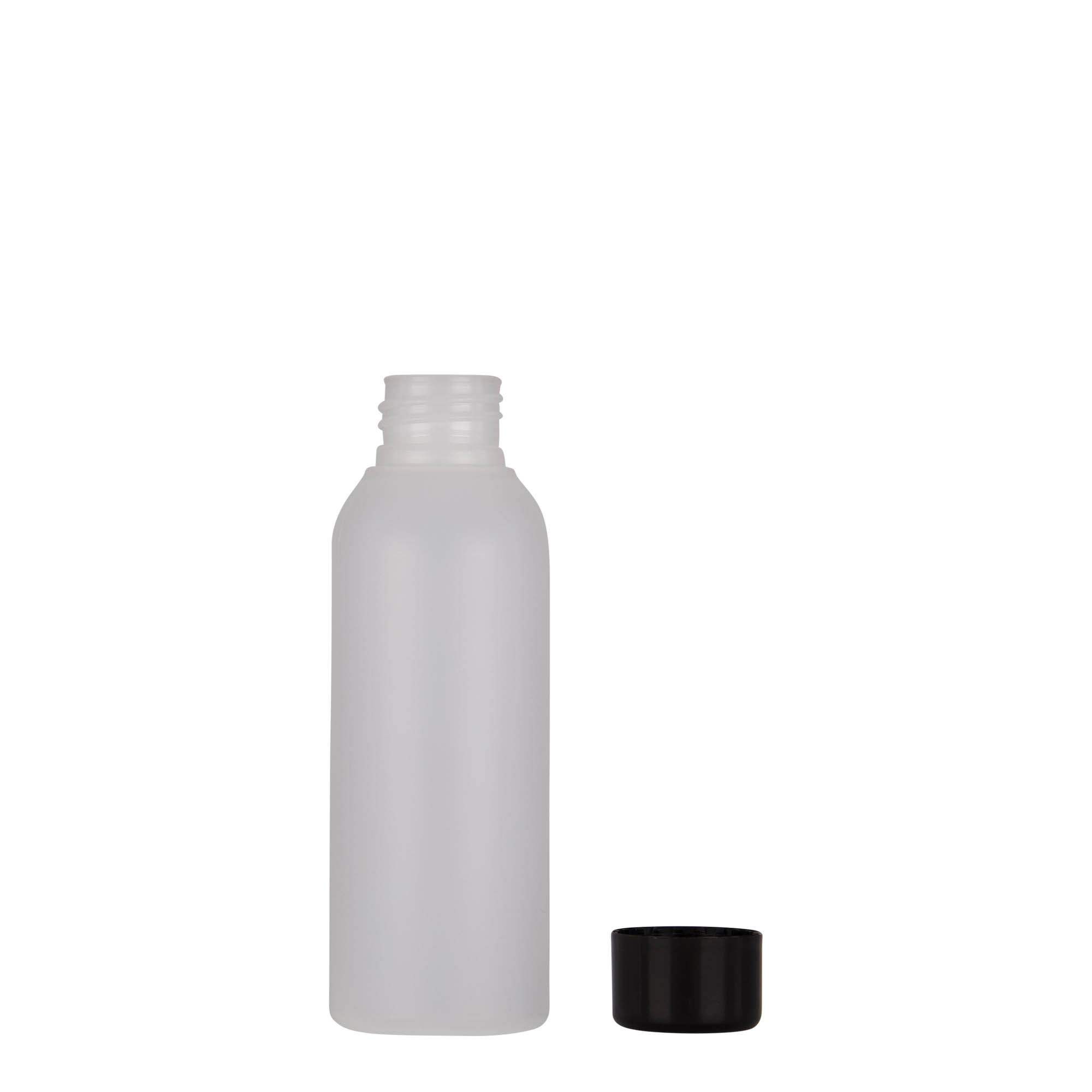 100 ml plastflaska 'Tuffy', HDPE, natur, öppning: 24/410 100 ml plastflaska 'Tuffy', HDPE, natur, öppning: 24/410