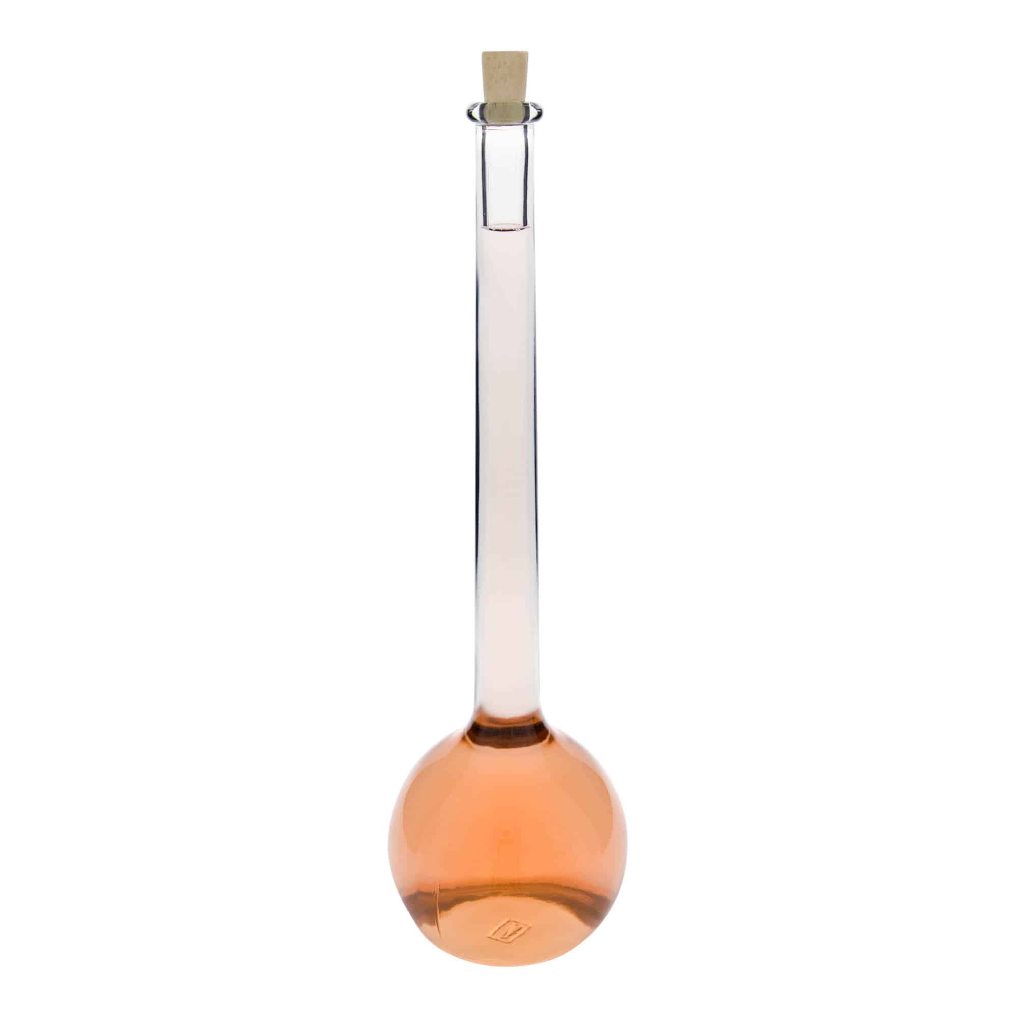 1 500 ml glasflaska 'Tulipano', mynning: kork