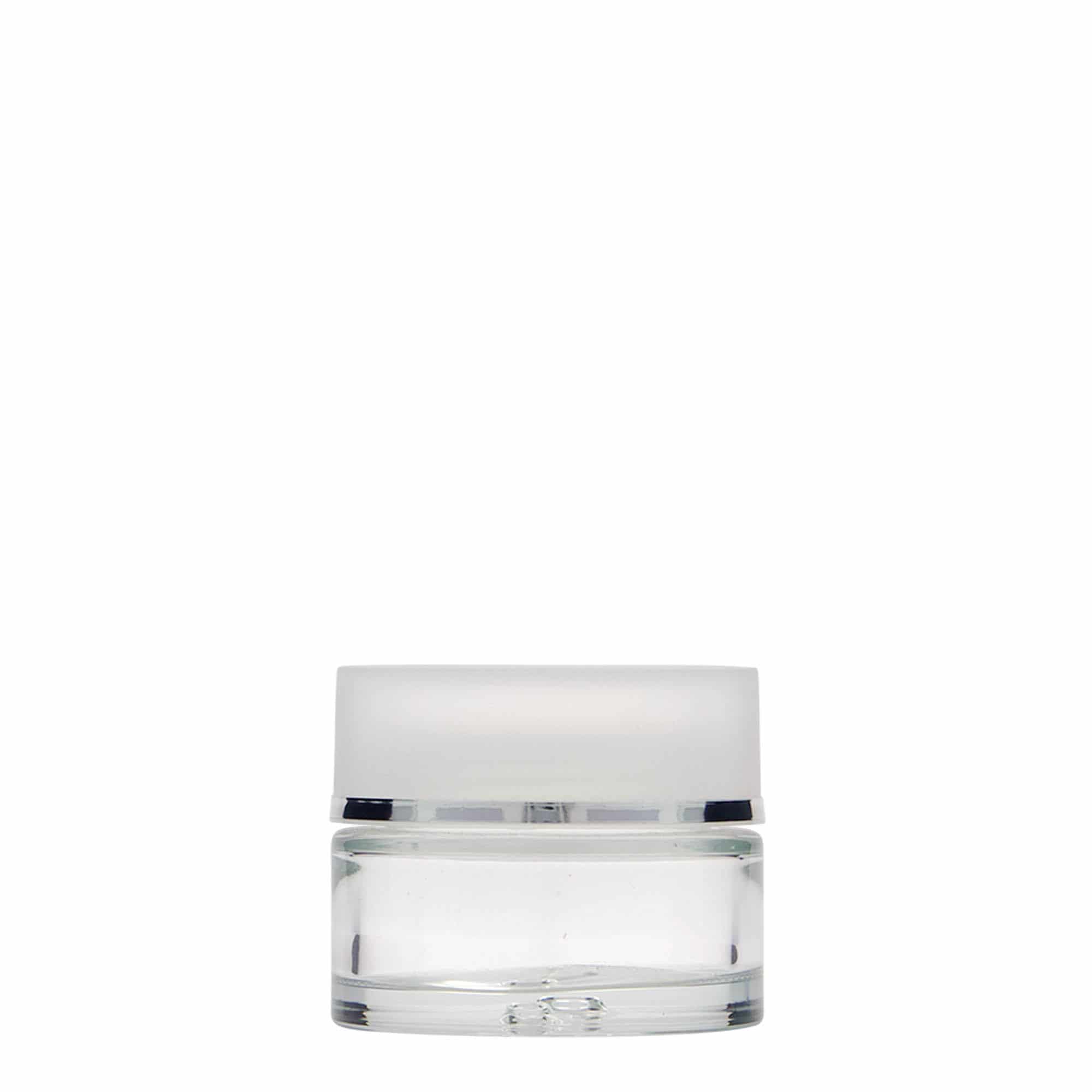 30 ml burk 'Clear Edition', glas, mynning: skruvkapsel