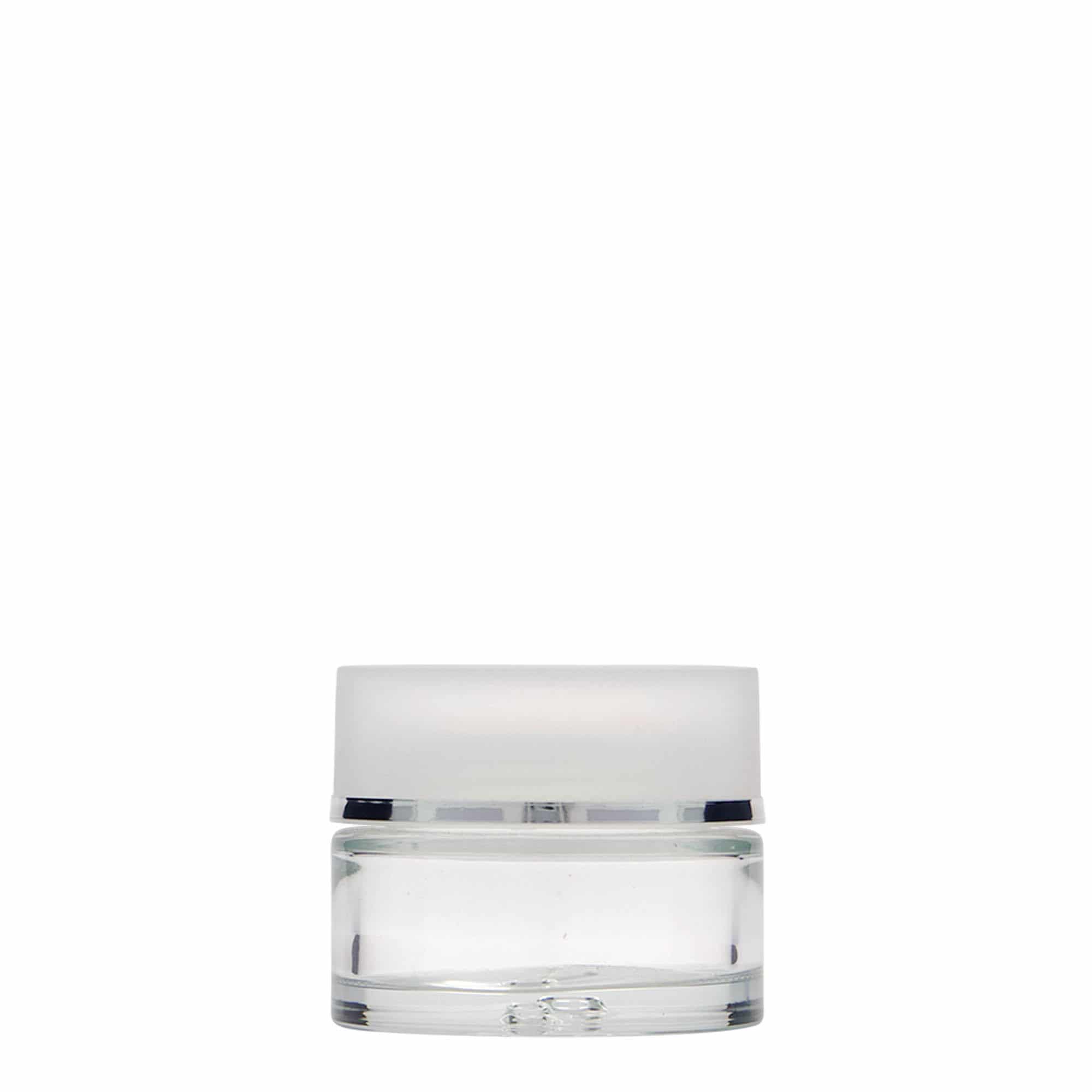 30 ml burk 'Clear Edition', glas, öppning: skruvlock