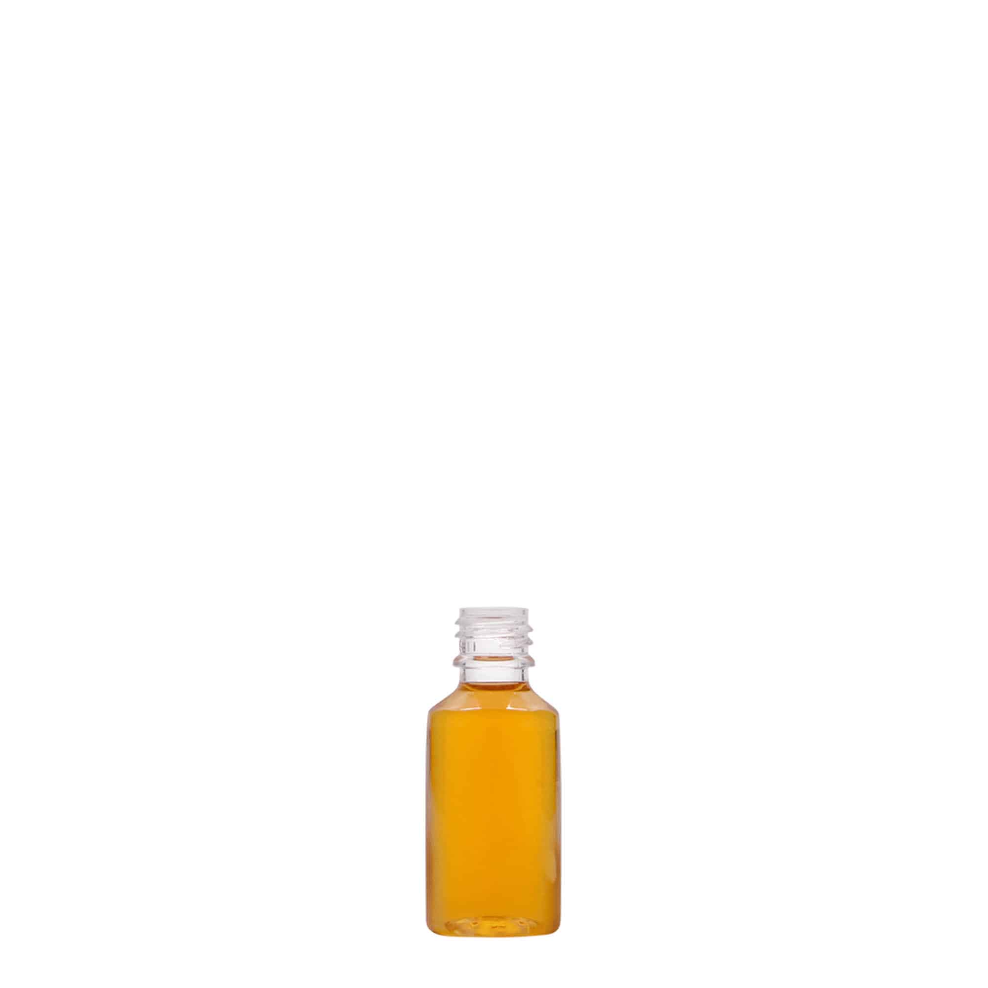 10 ml PET-flaska 'E-Liquid' med kvalitets- och barnsäkerhet, plast, öppning: skruvlock