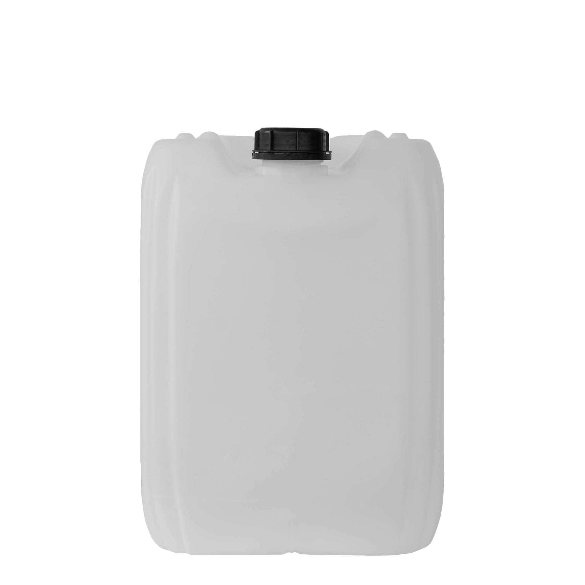 25 l dunk, rektangulär, HDPE, natur, mynning: ND 60