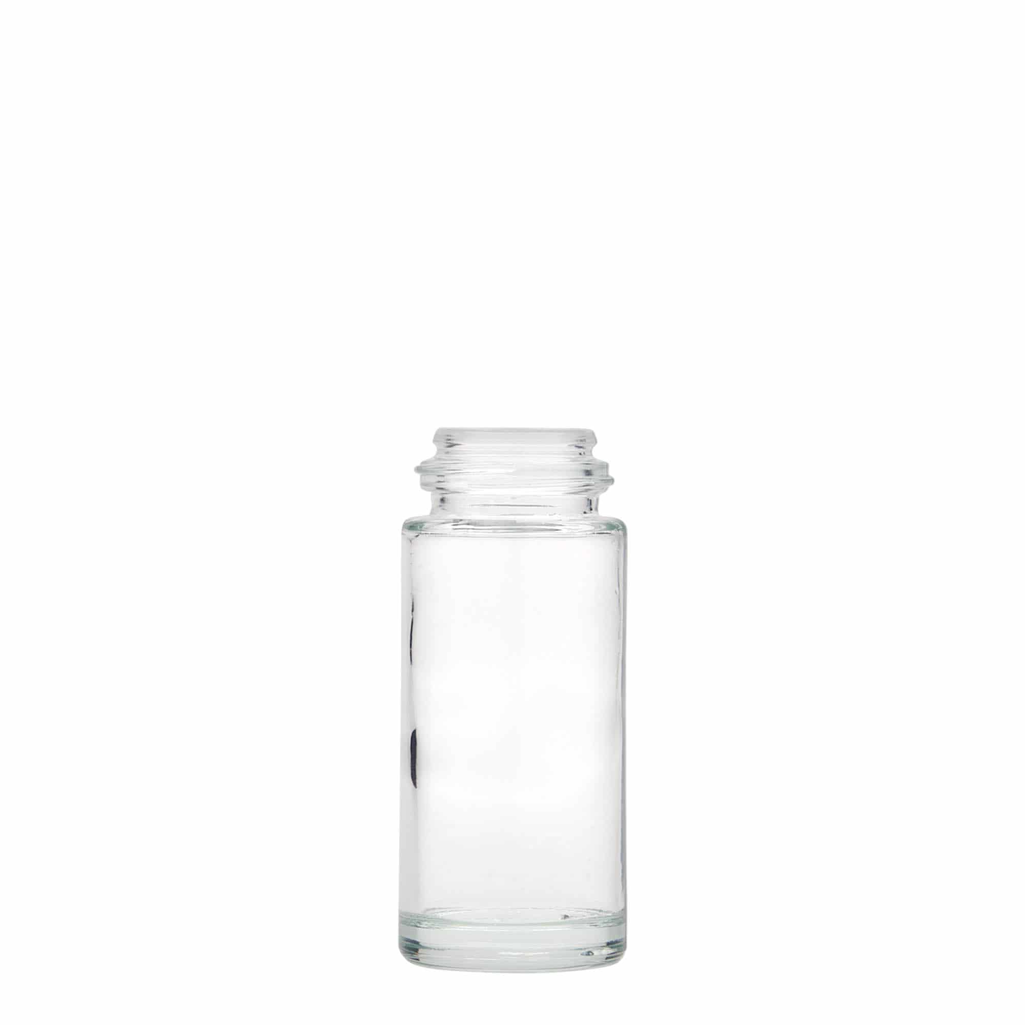 50 ml roll-on-flaska, glas, öppning: skruvlock