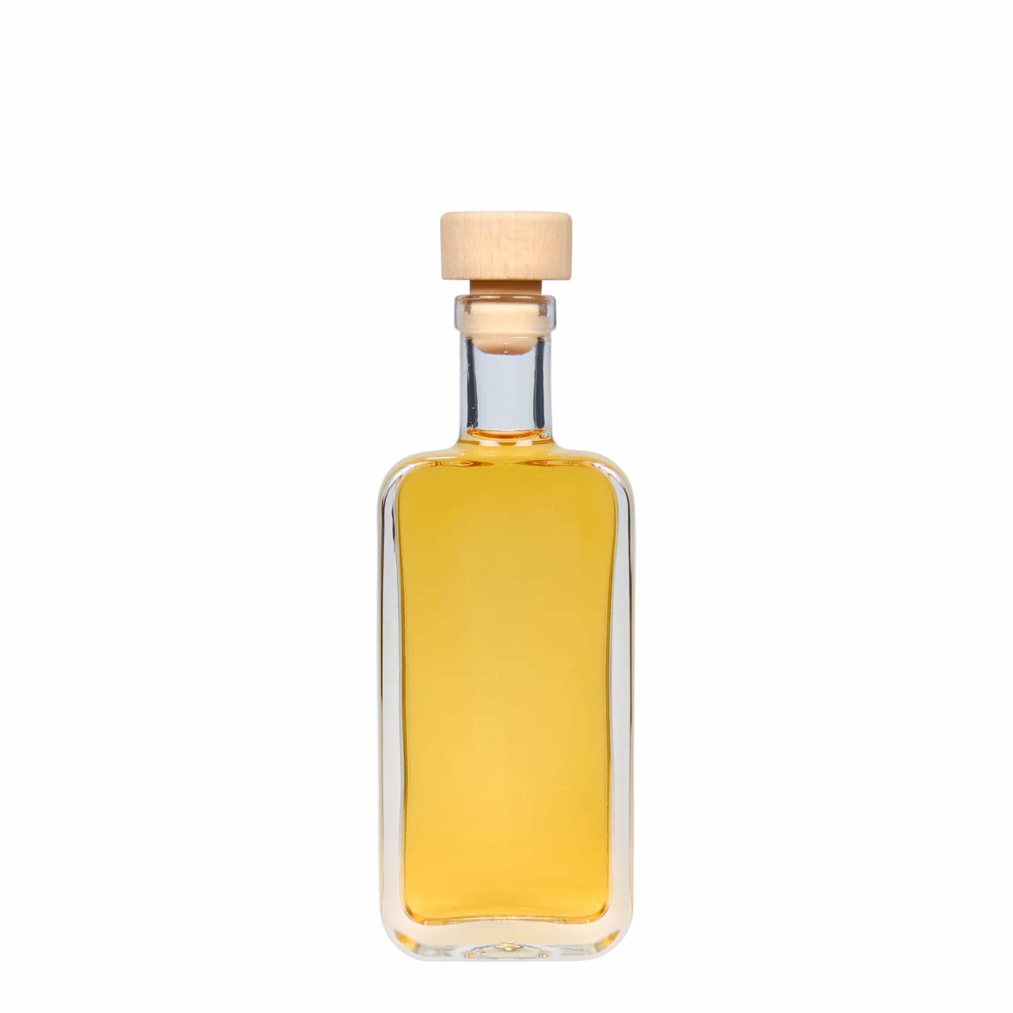 100 ml glasflaska 'Nice', rektangulär, öppning: kork