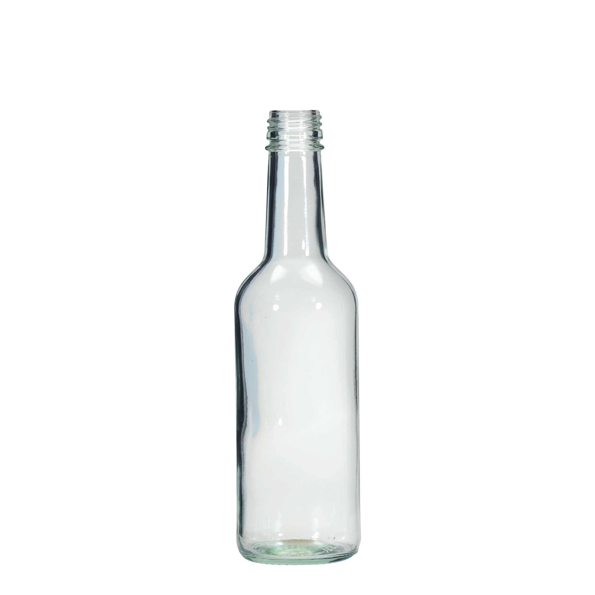 330 ml universell flaska, glas, öppning: PP 28