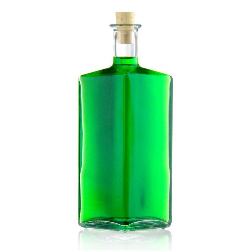 500 ml glasflaska 'Riva', rombformad, öppning: kork 500 ml glasflaska 'Riva', rombformad, öppning: kork