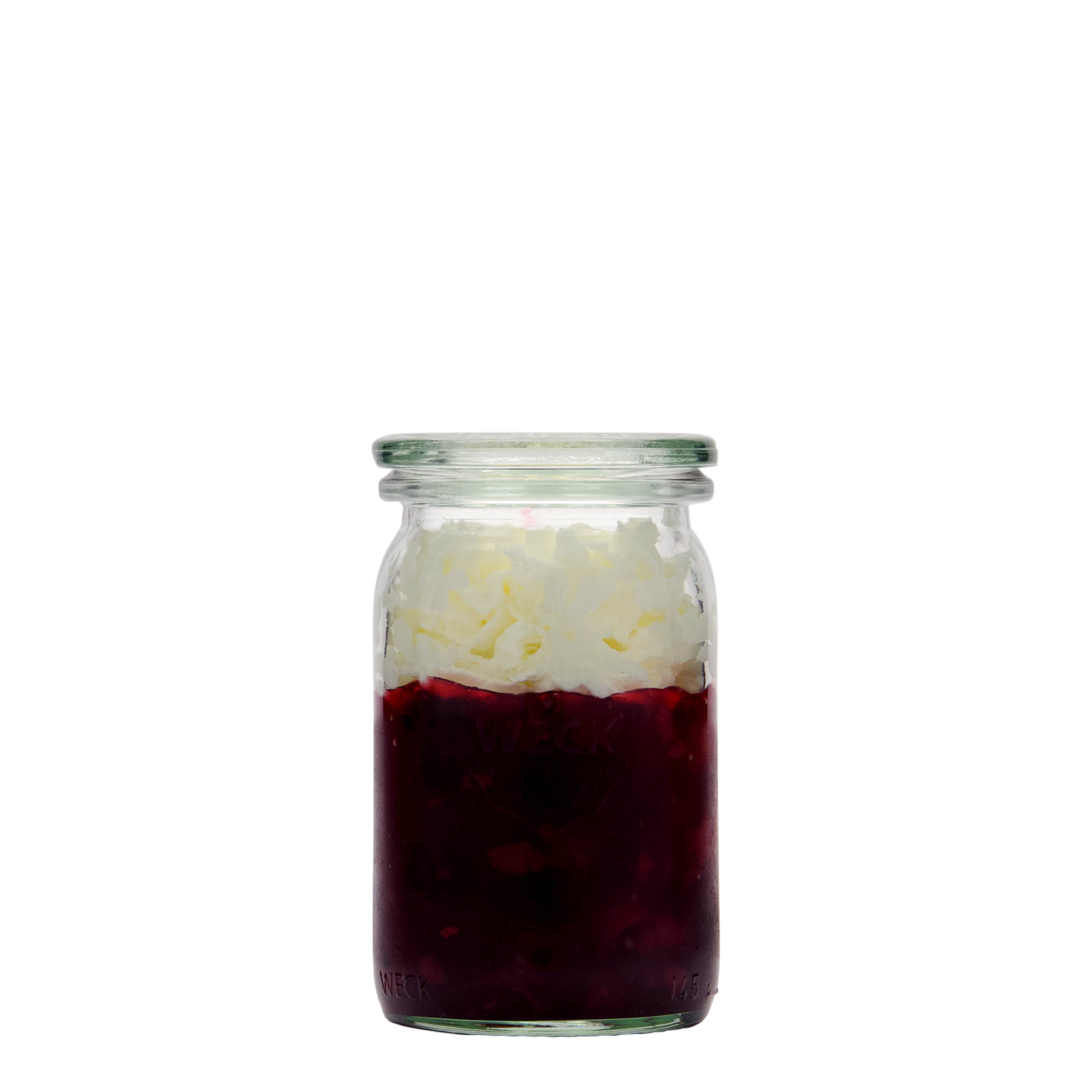 145 ml WECK-cylinderglas, mynning: rund kant