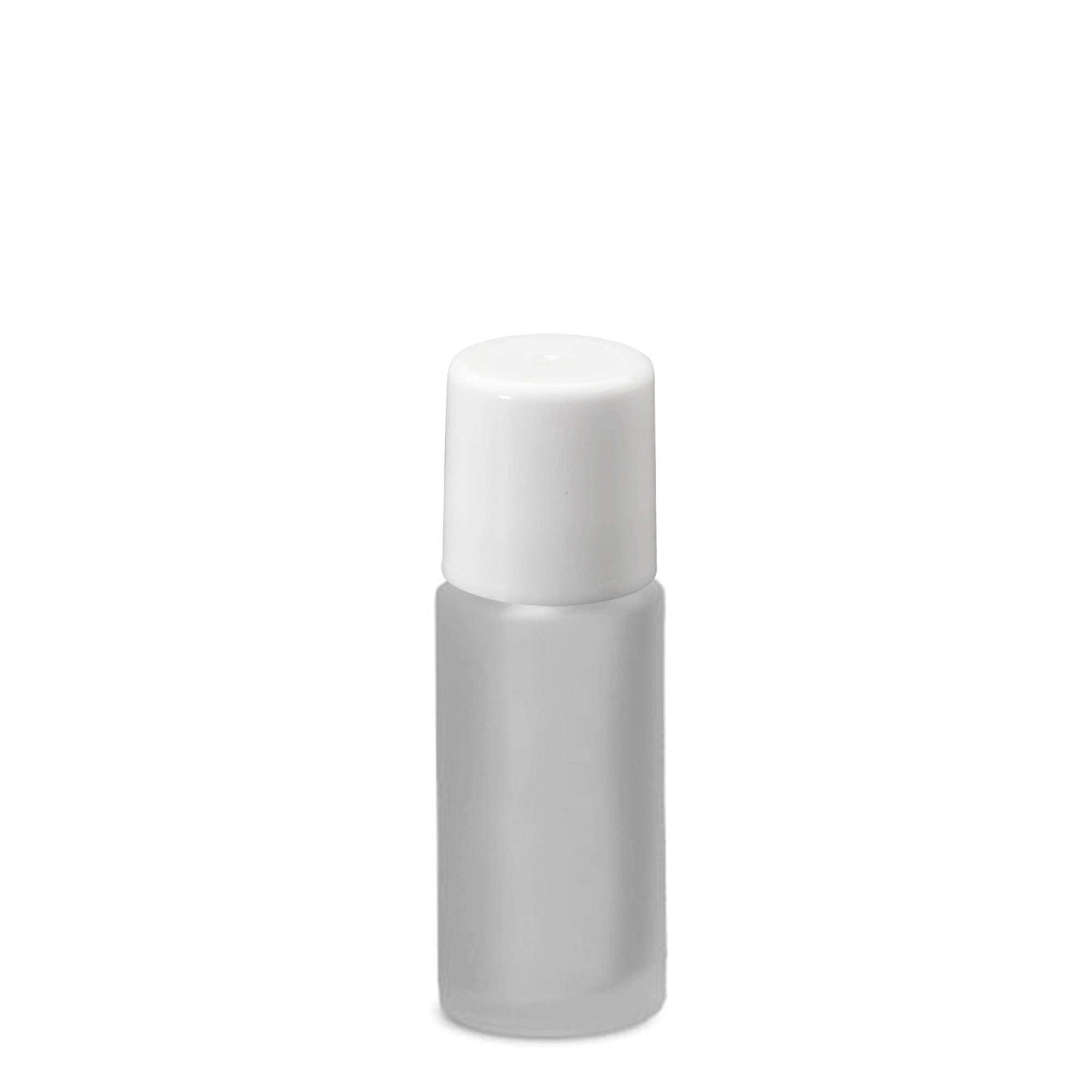 50 ml roll-on flaska, glas, givré, mynning: skruvkork