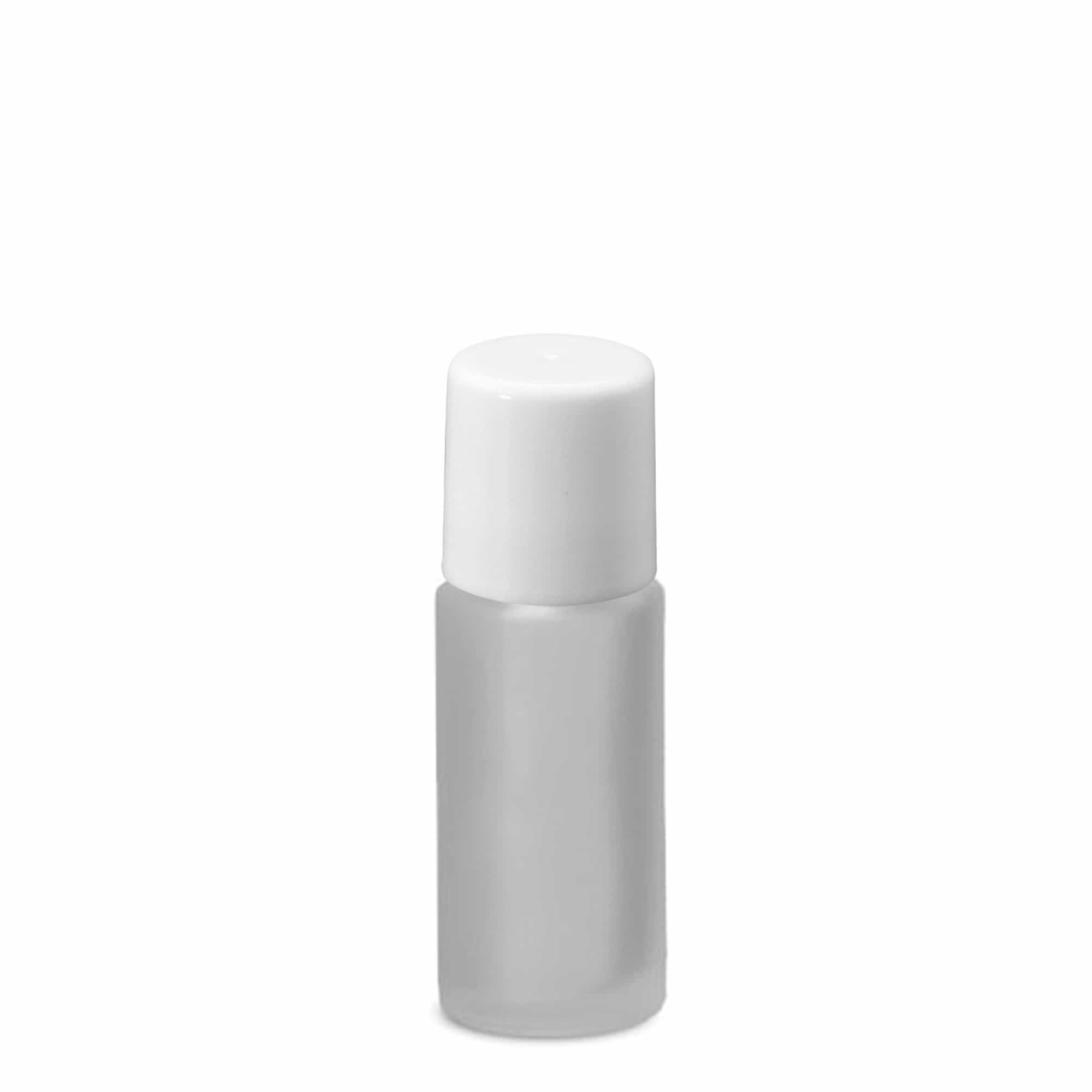 50 ml roll-on-flaska, glas, frostad, öppning: skruvlock