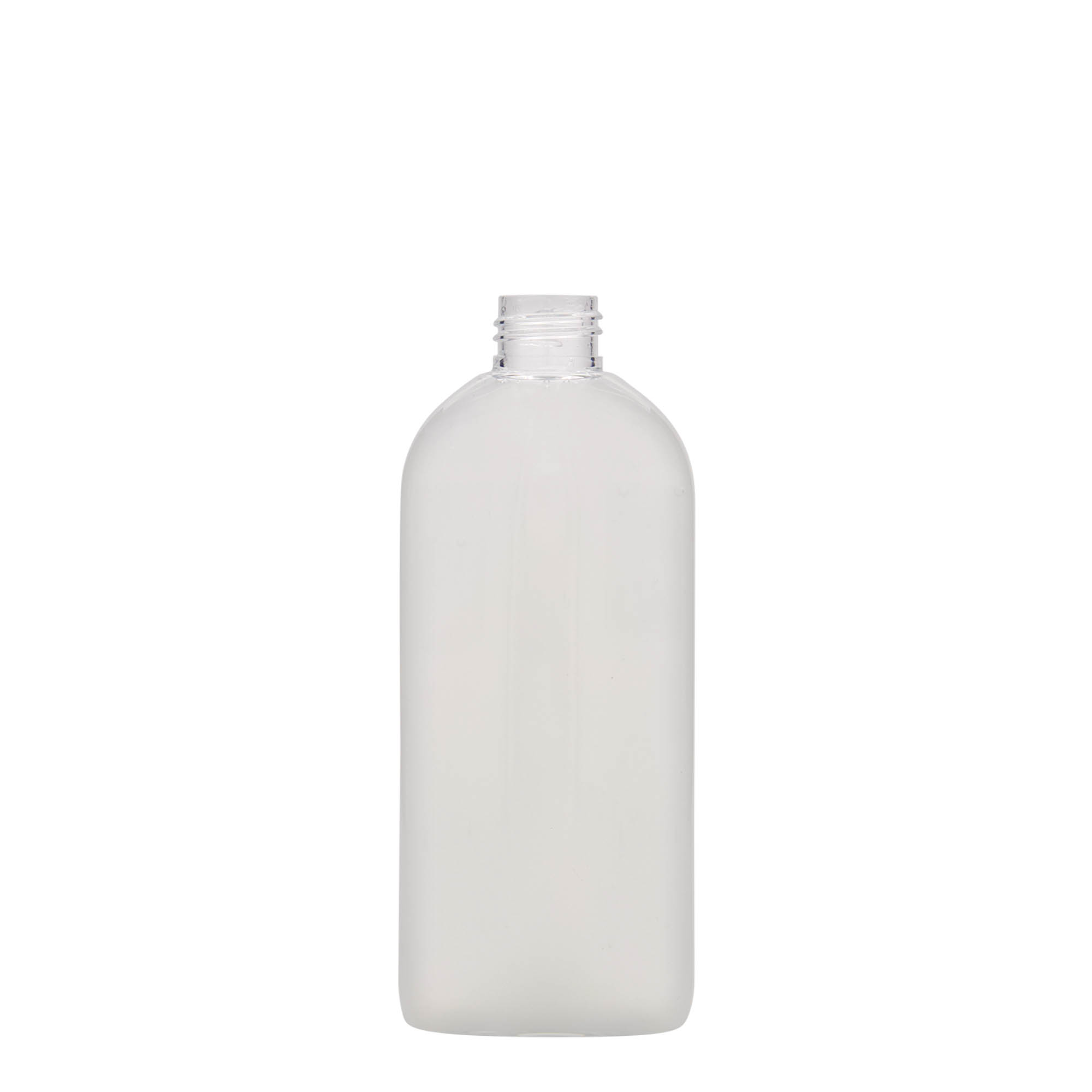 250 ml PET-flaska 'Iris', oval, plast, öppning: 24/410