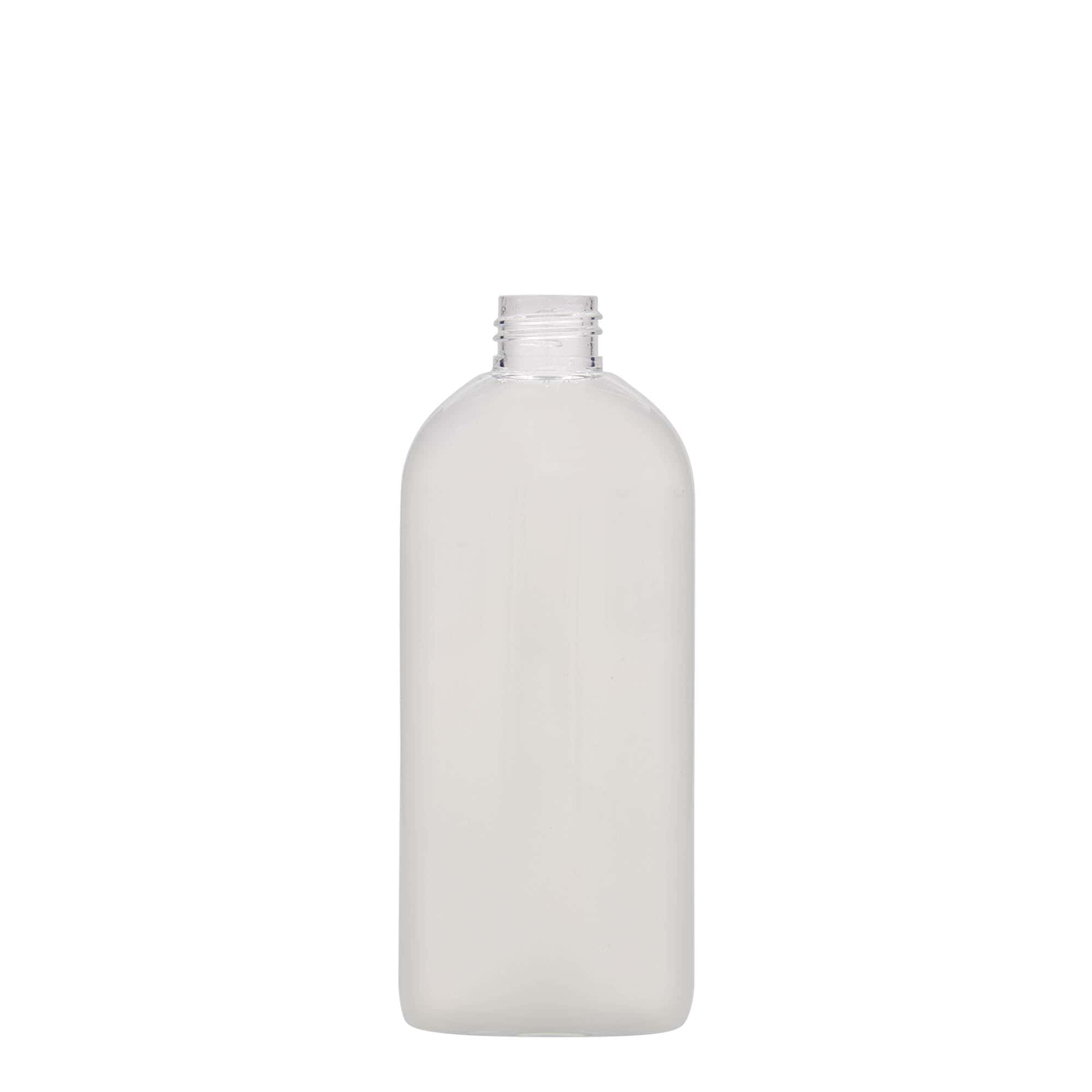 250 ml PET-flaska 'Iris', oval, plast, öppning: 24/410