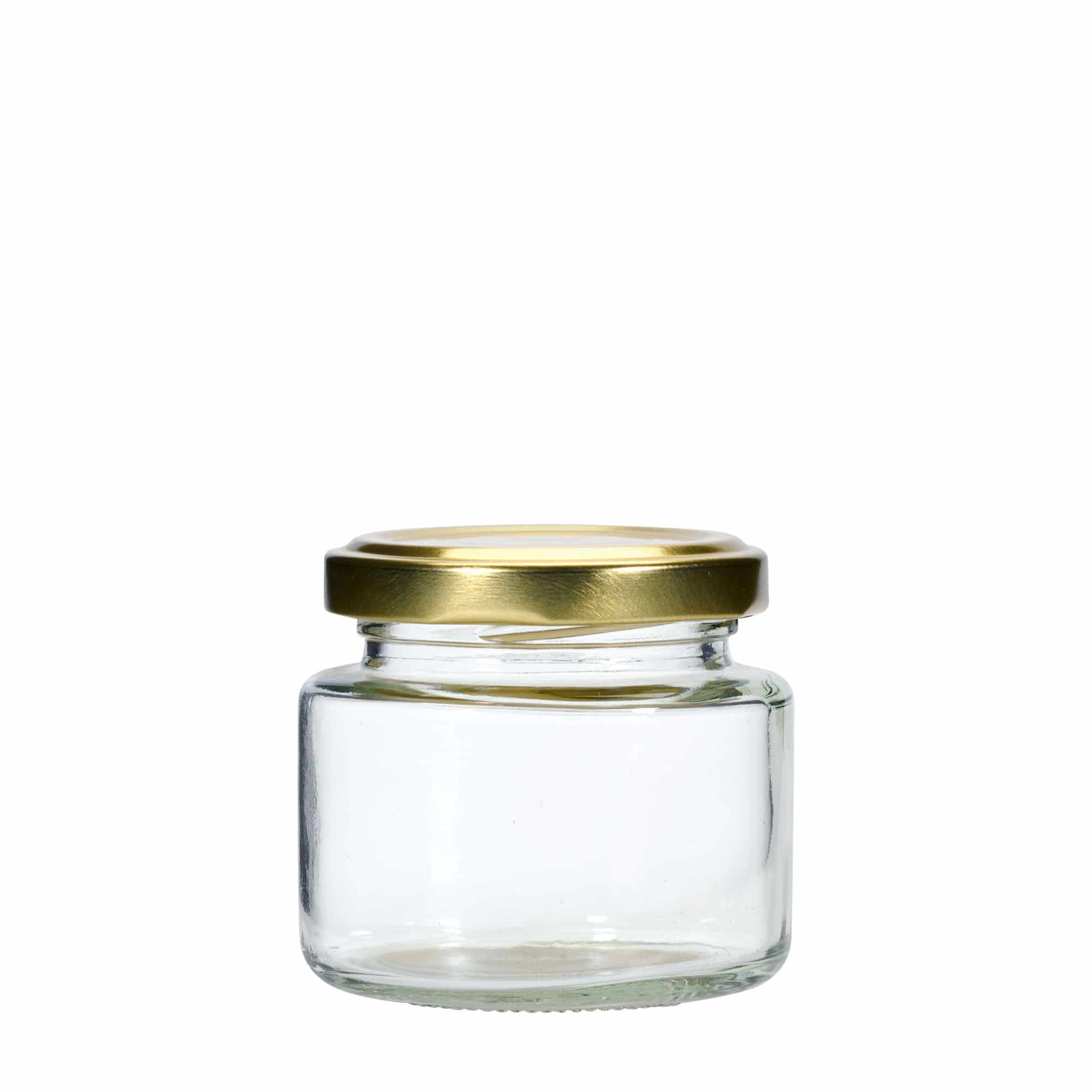 110 ml rund glasburk, mynning: Twist-Off (TO 53)