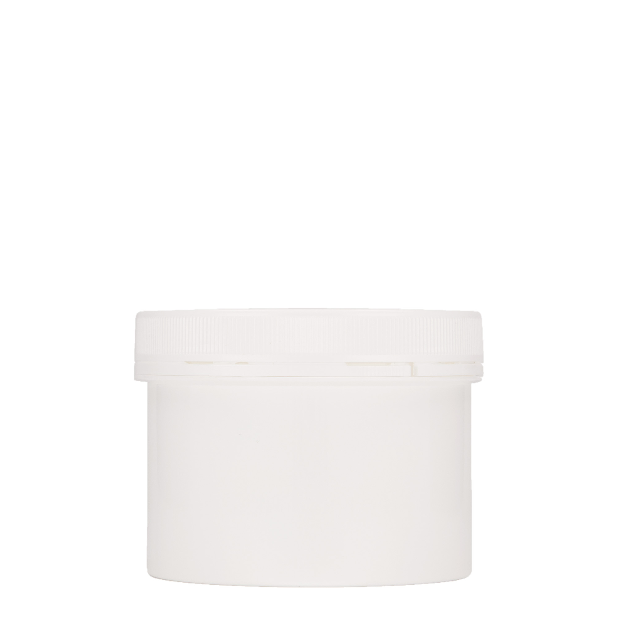 300 ml plastburk 'Securilock', PP, vit, öppning: skruvlock