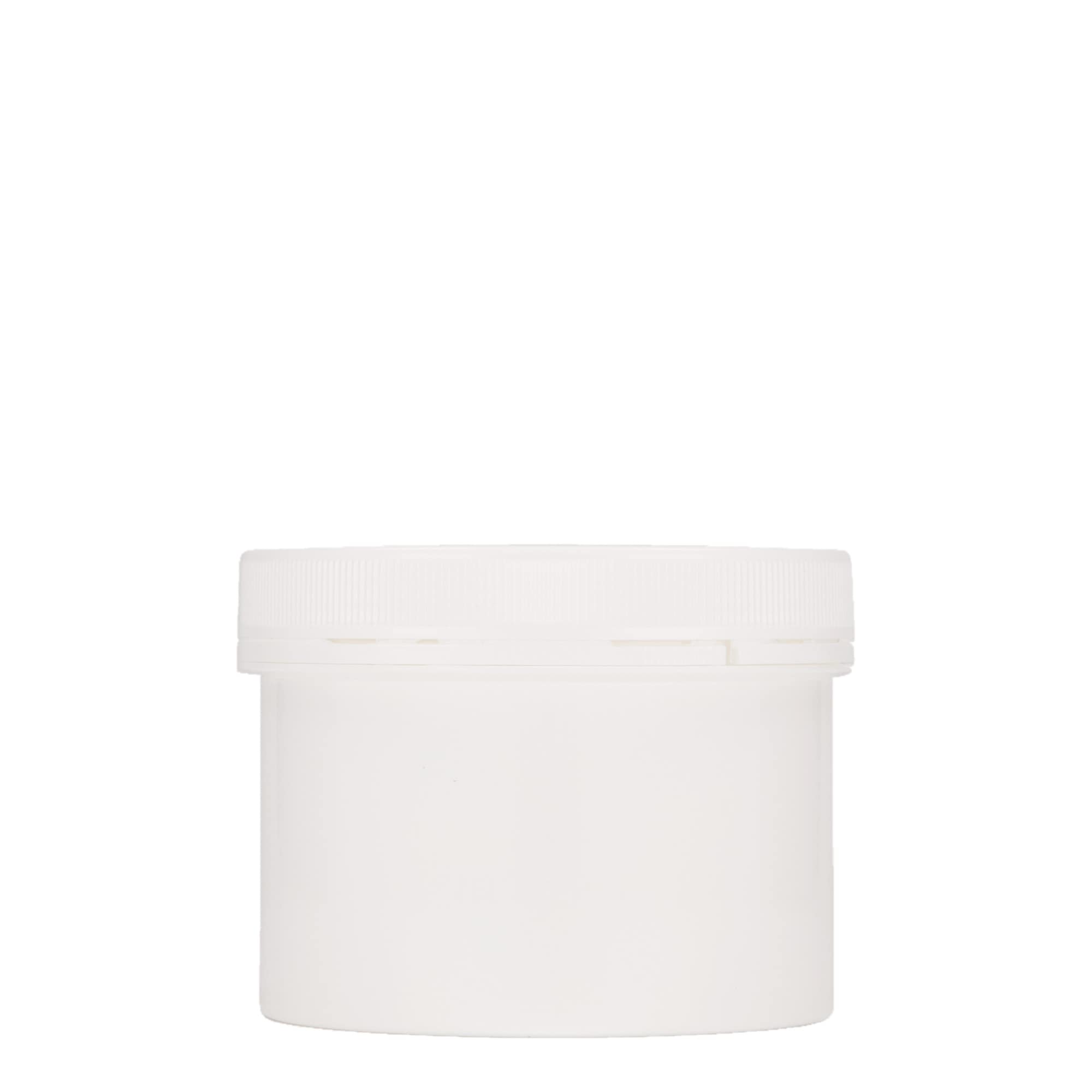 300 ml plastburk 'Securilock', PP, vit, öppning: skruvlock
