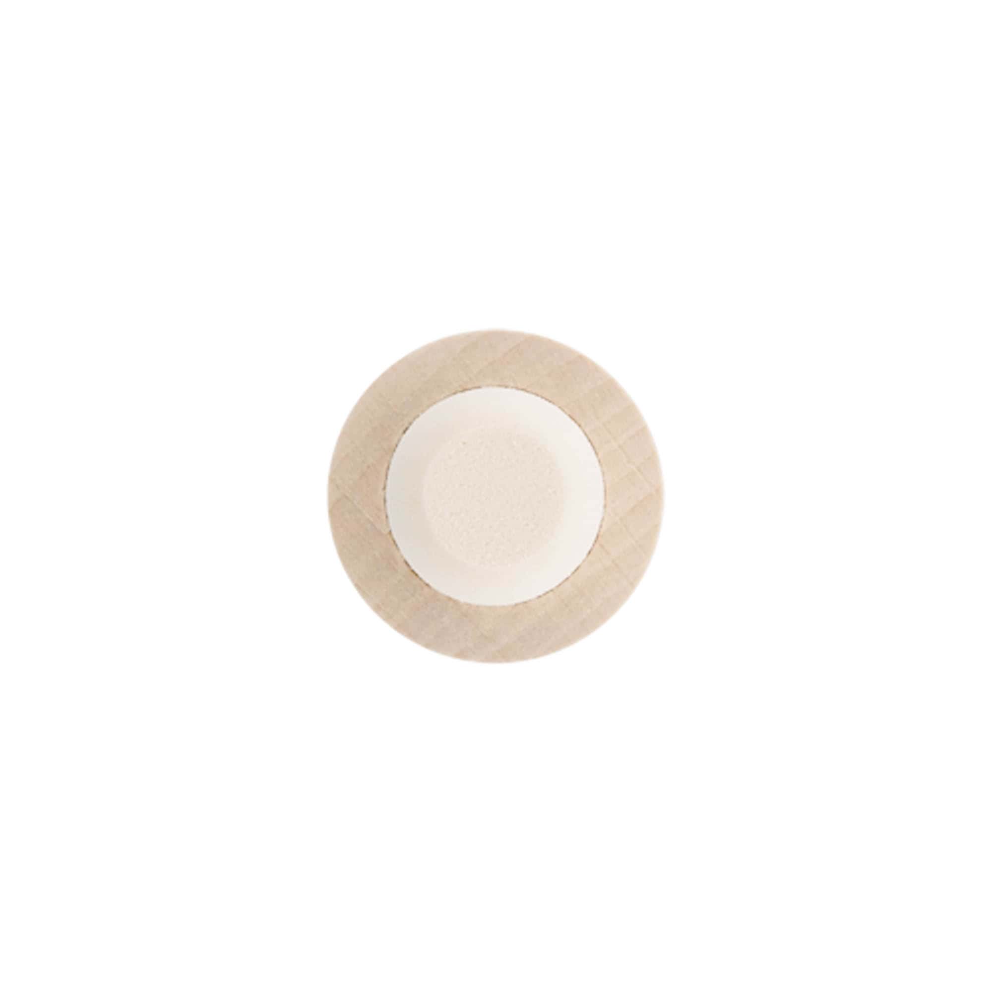 Korkpropp med grepp 18 mm, trä/plast, för mynning: kork