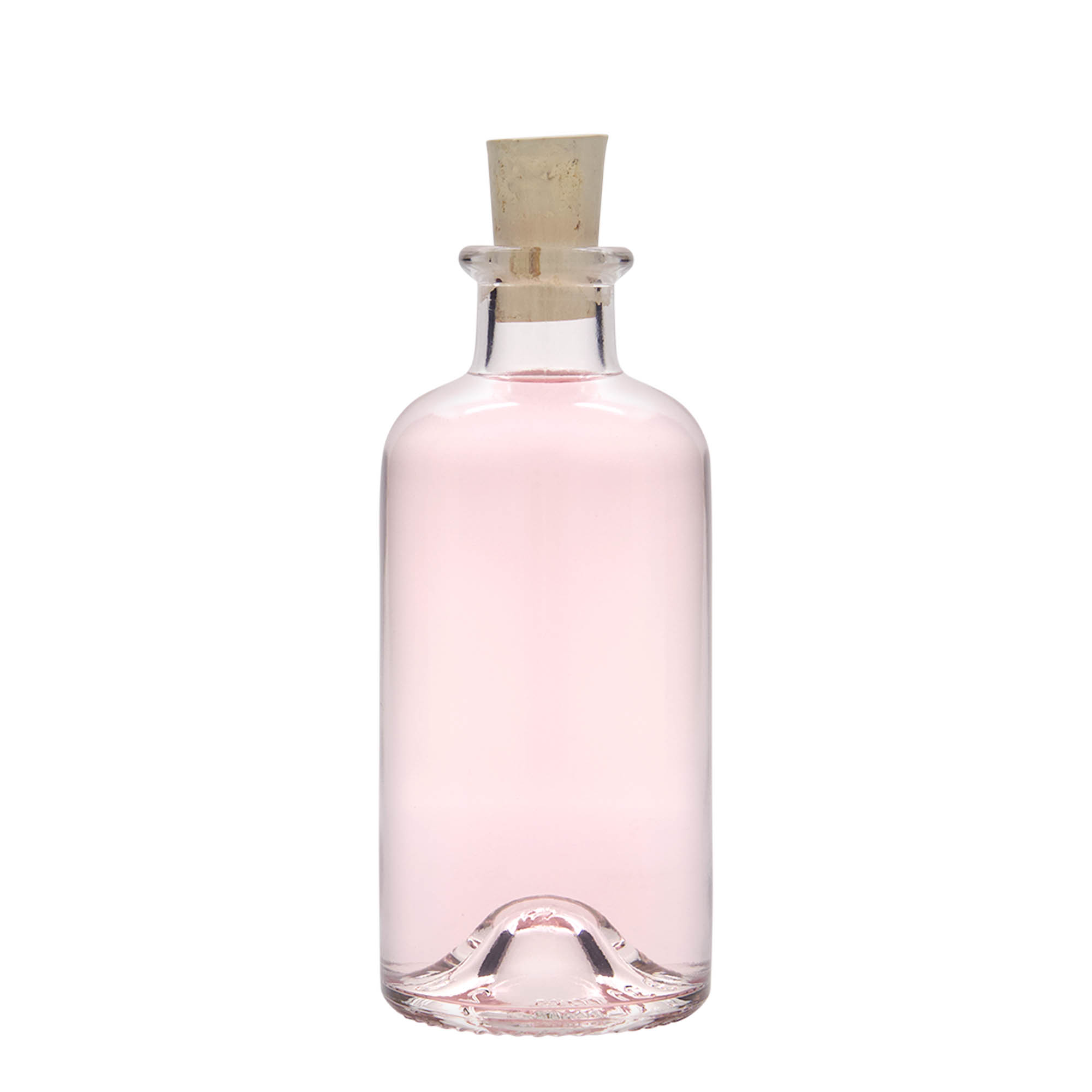 200 ml glasflaska apotekare, mynning: kork